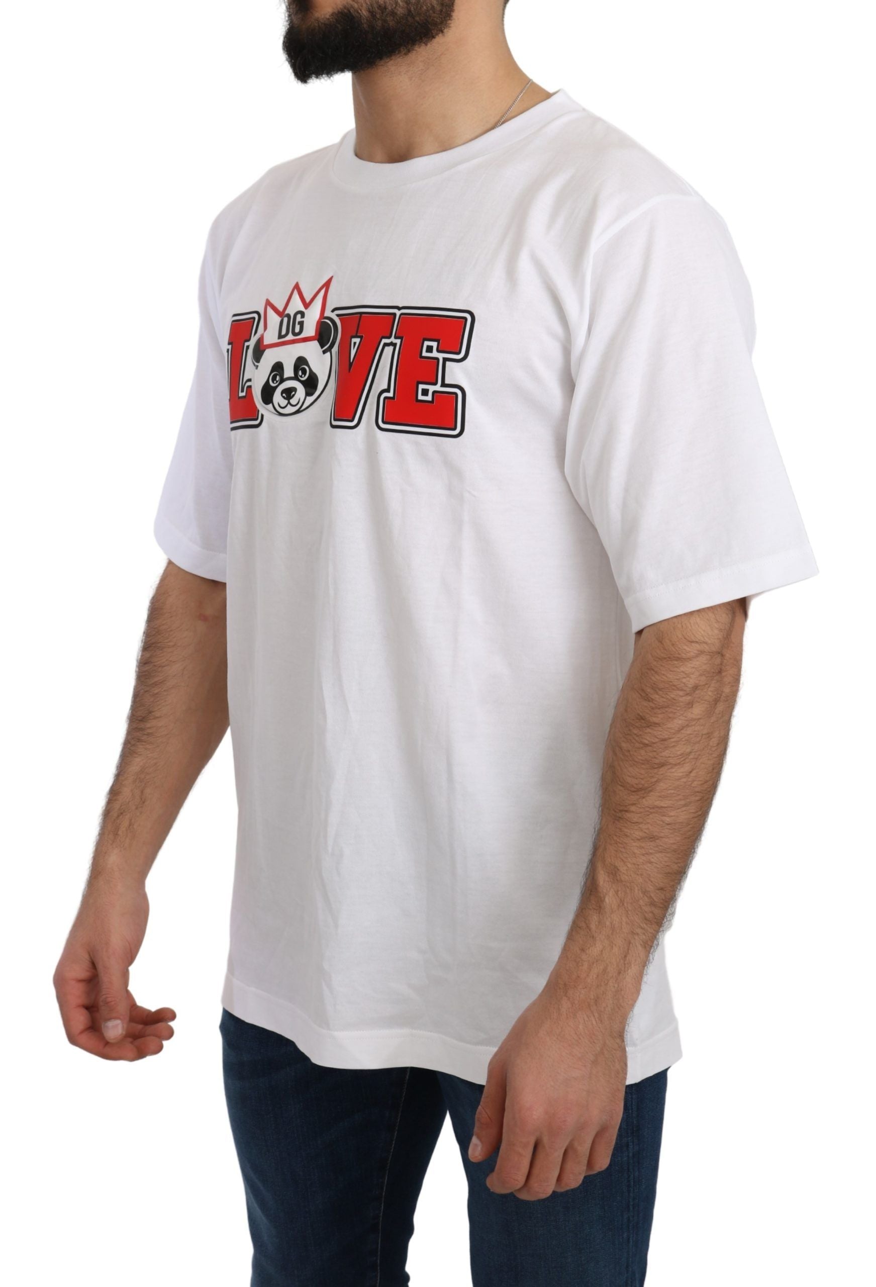 T-shirt Dolce & Gabbana Panda blanc