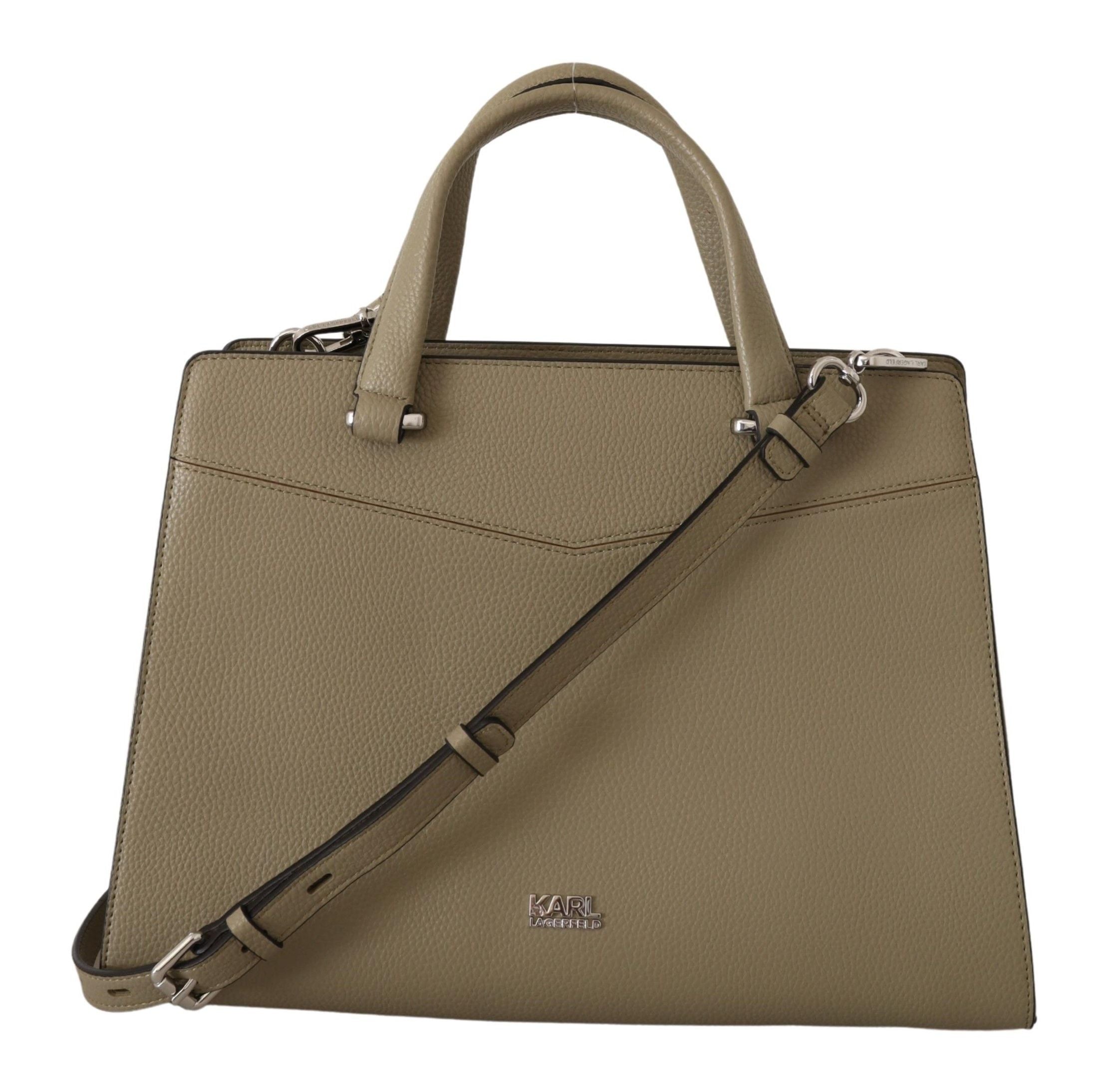 Sac cabas Karl Lagerfeld vert sauge