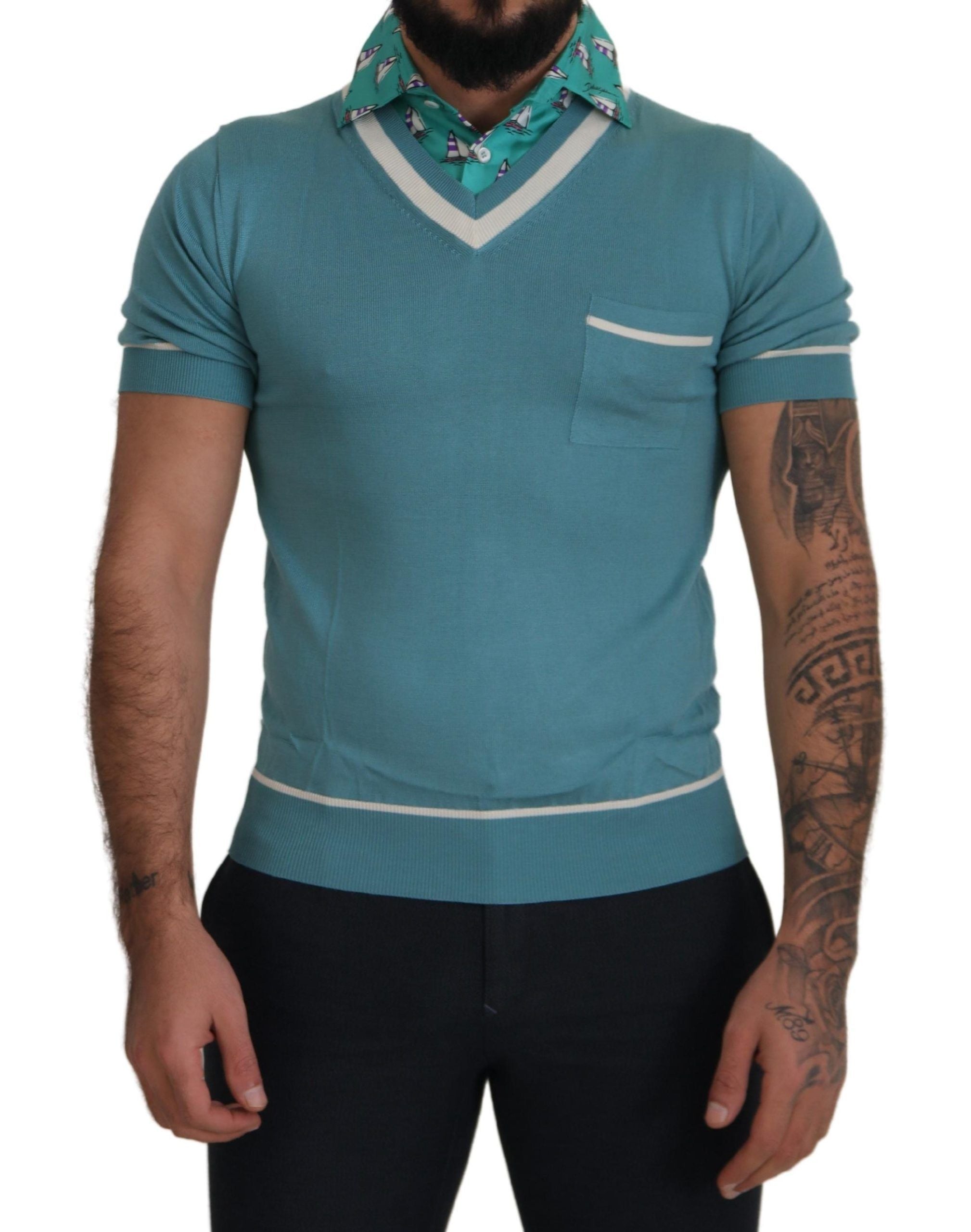 T-shirt Dolce & Gabbana bleu ciel