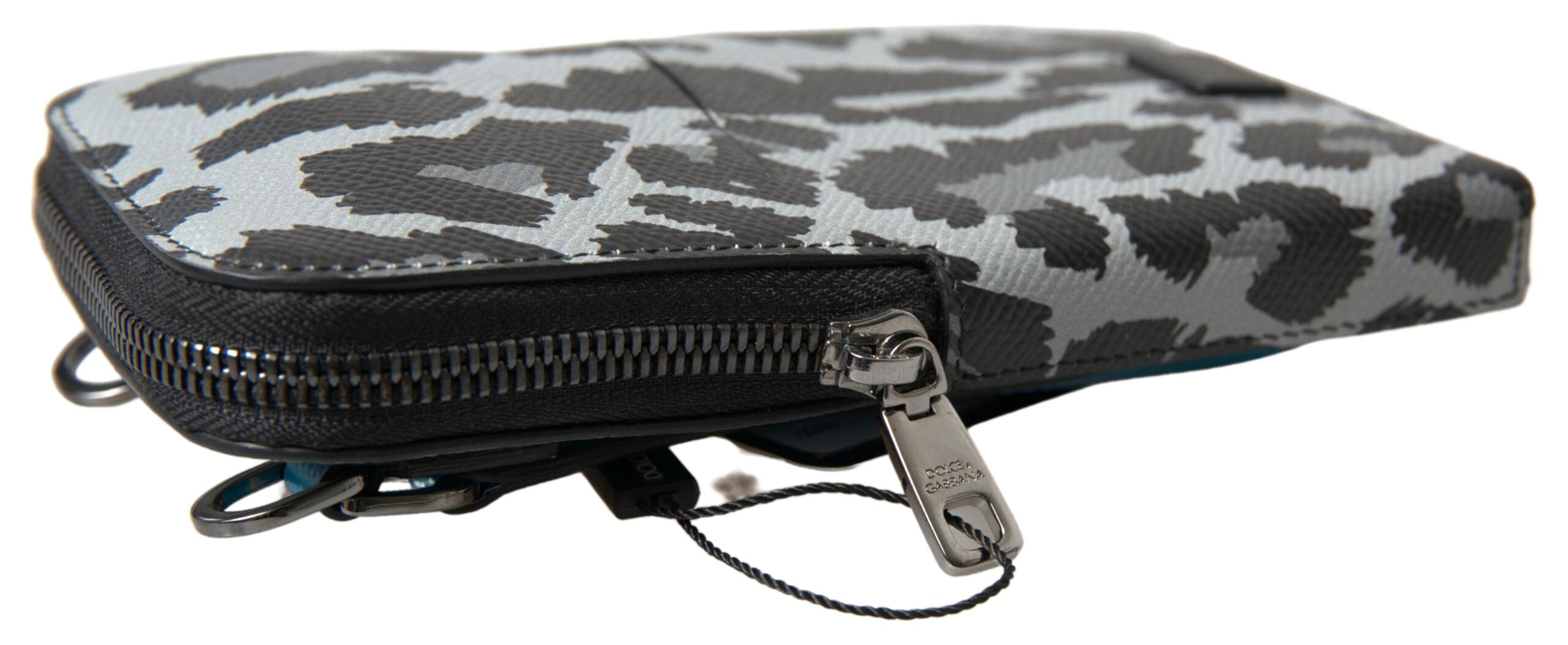 Sac à bandoulière Dolce & Gabbana gris léopard