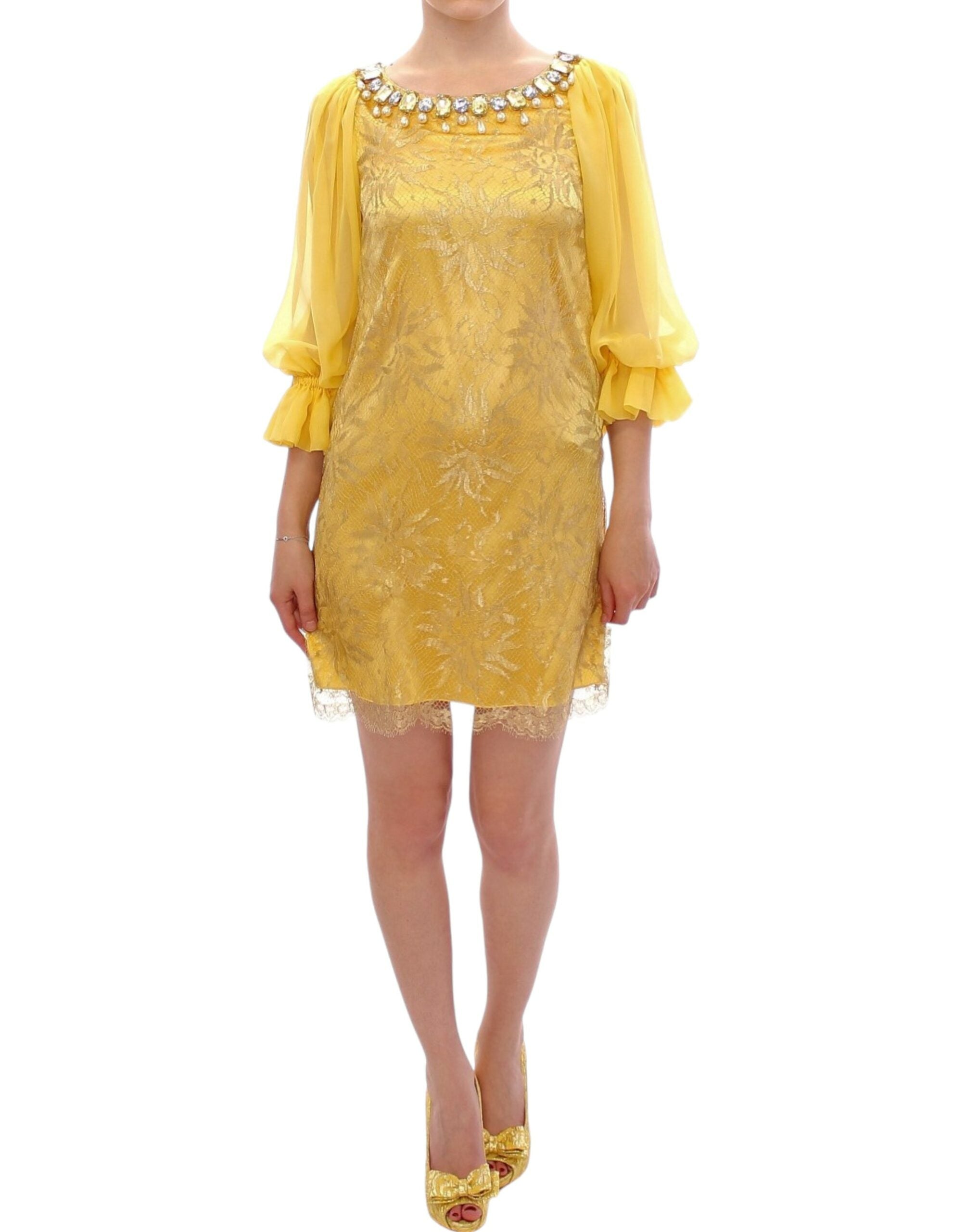 Robe Dolce & Gabbana mini jaune