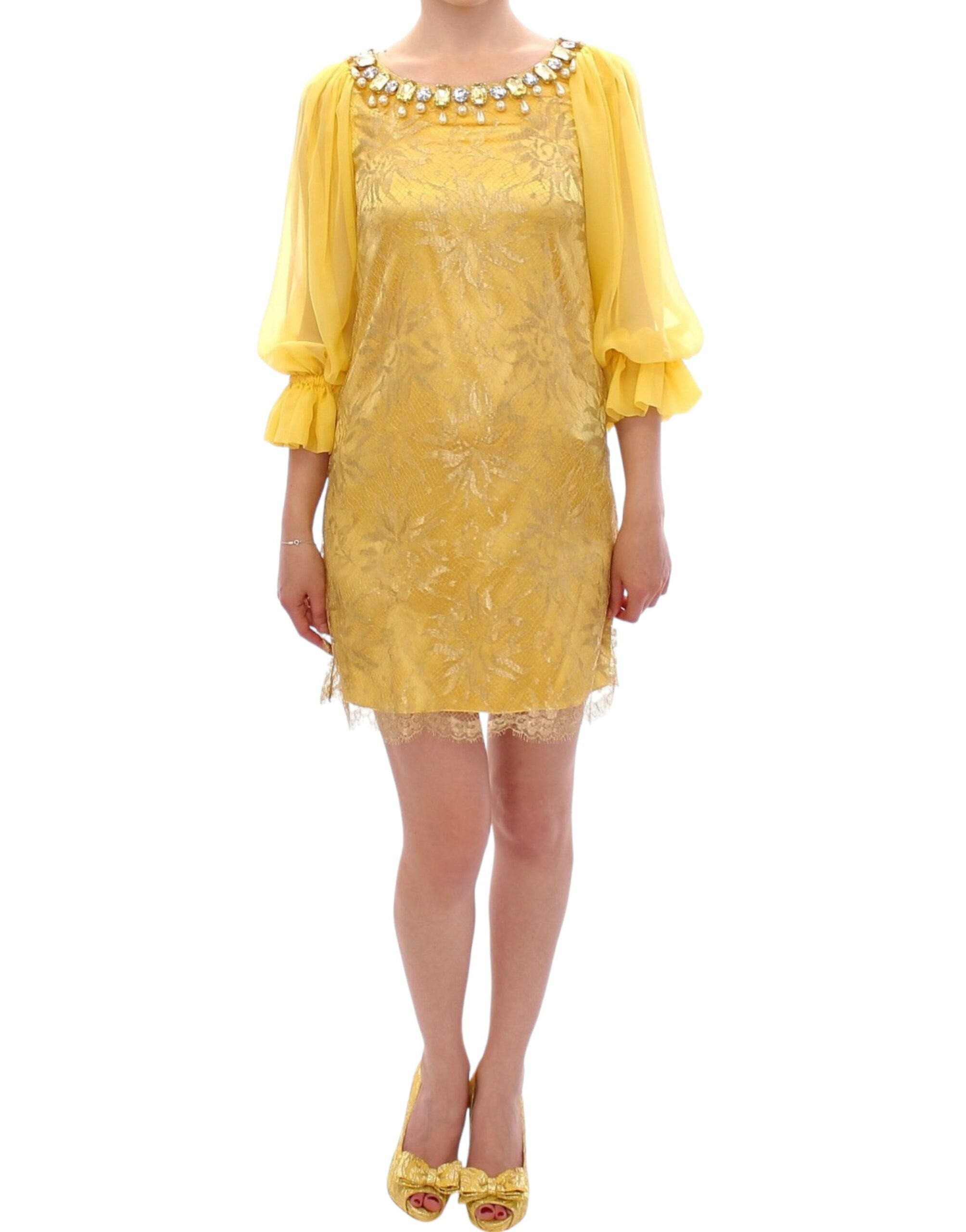 Robe Dolce & Gabbana mini jaune