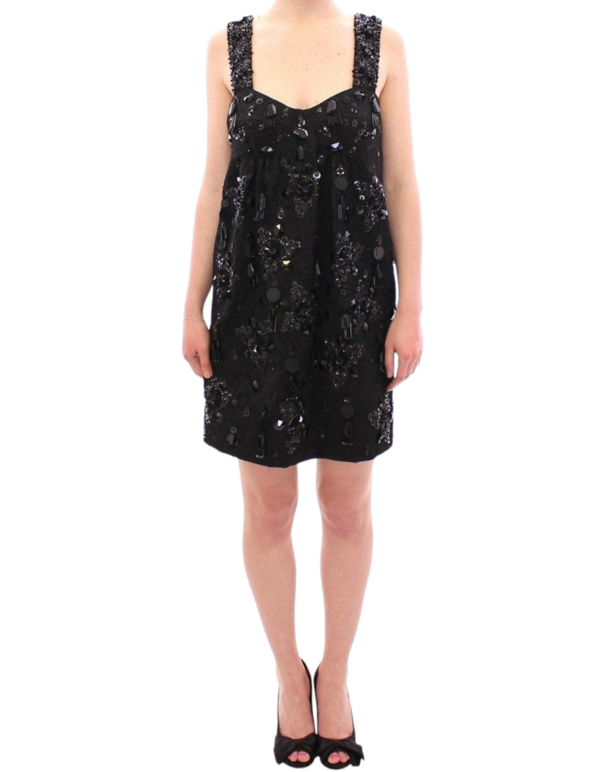Robe dolce & gabbana florale noire