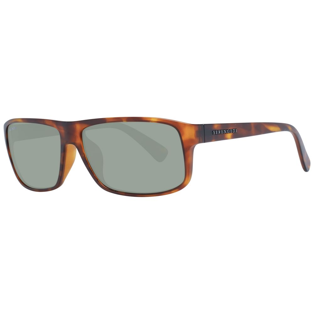 Lunettes Serengeti unisexes brunes