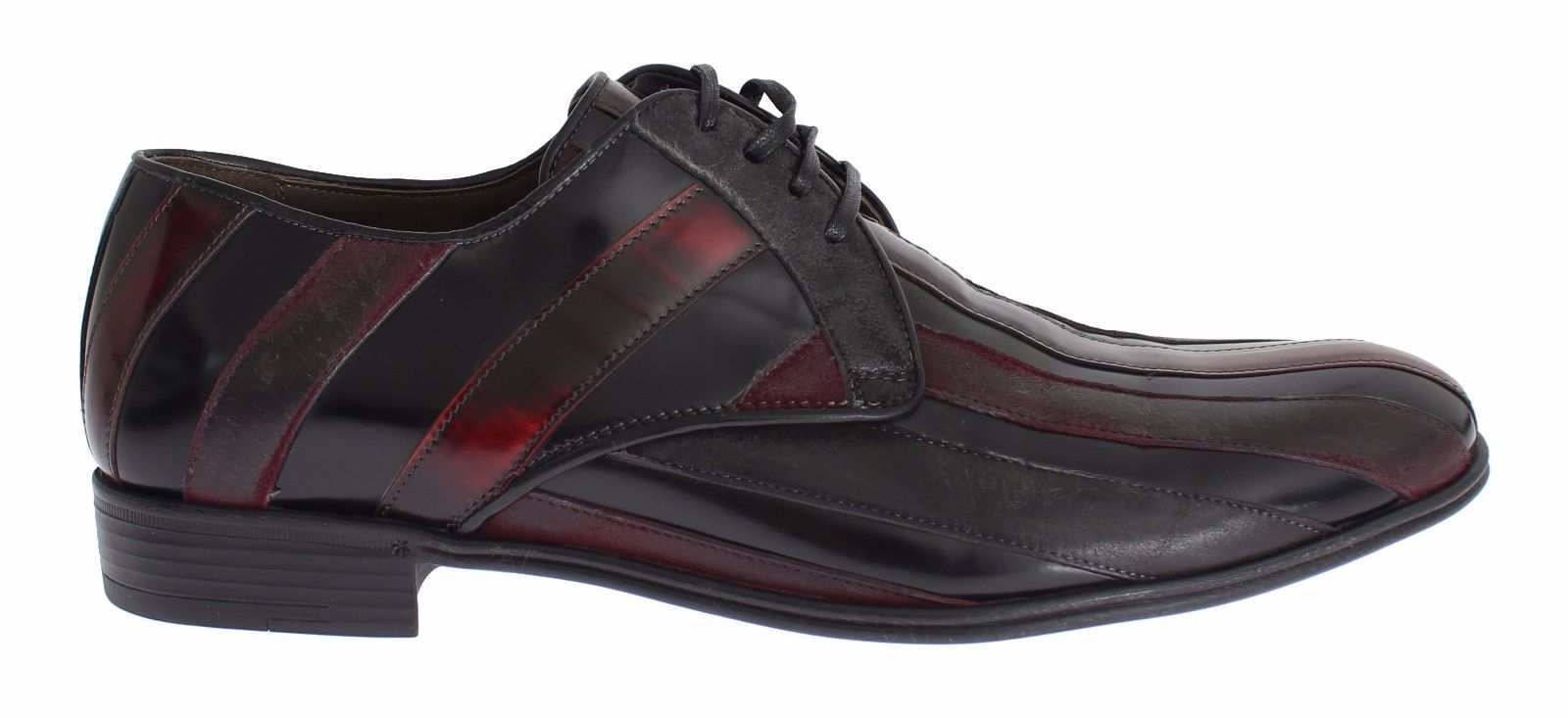 Chaussures Dolce & Gabbana formelles bordeaux et noires