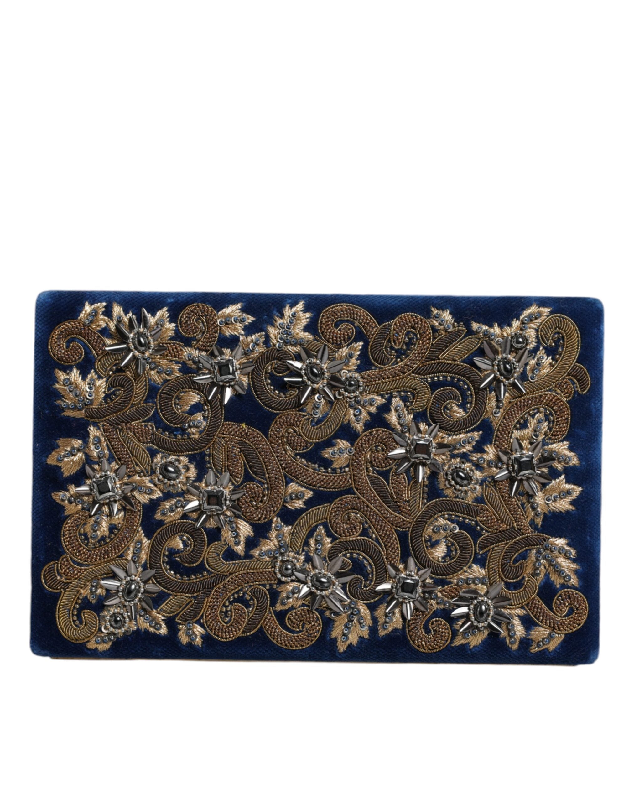 Pochette Dolce & Gabbana bleue