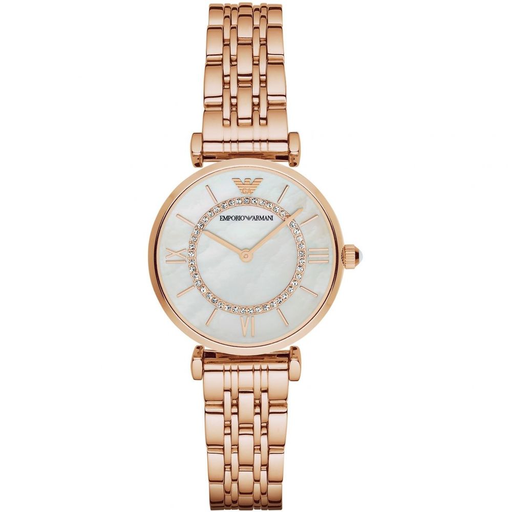 Montre rose gold Quartz grise