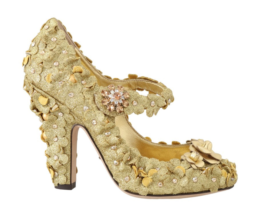 Escarpins Dolce & Gabbana Mary Janes dorées