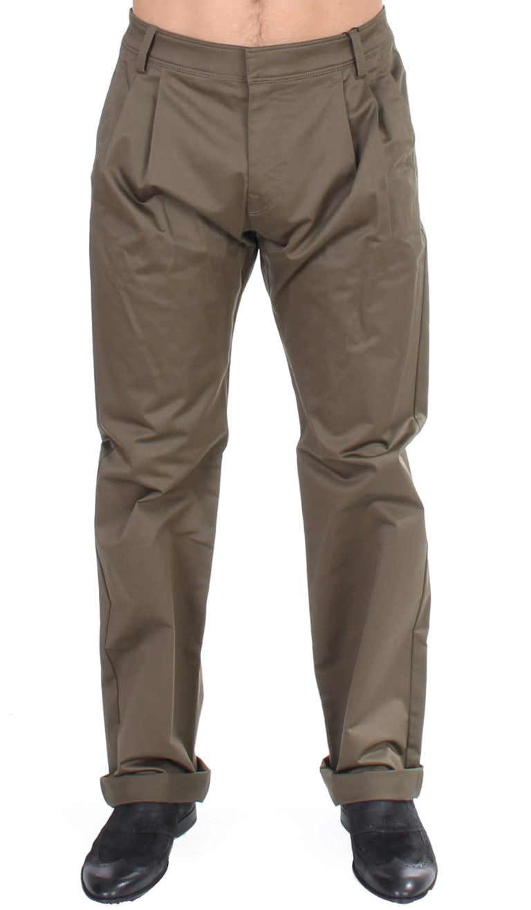 Pantalons GF Ferre confort verts