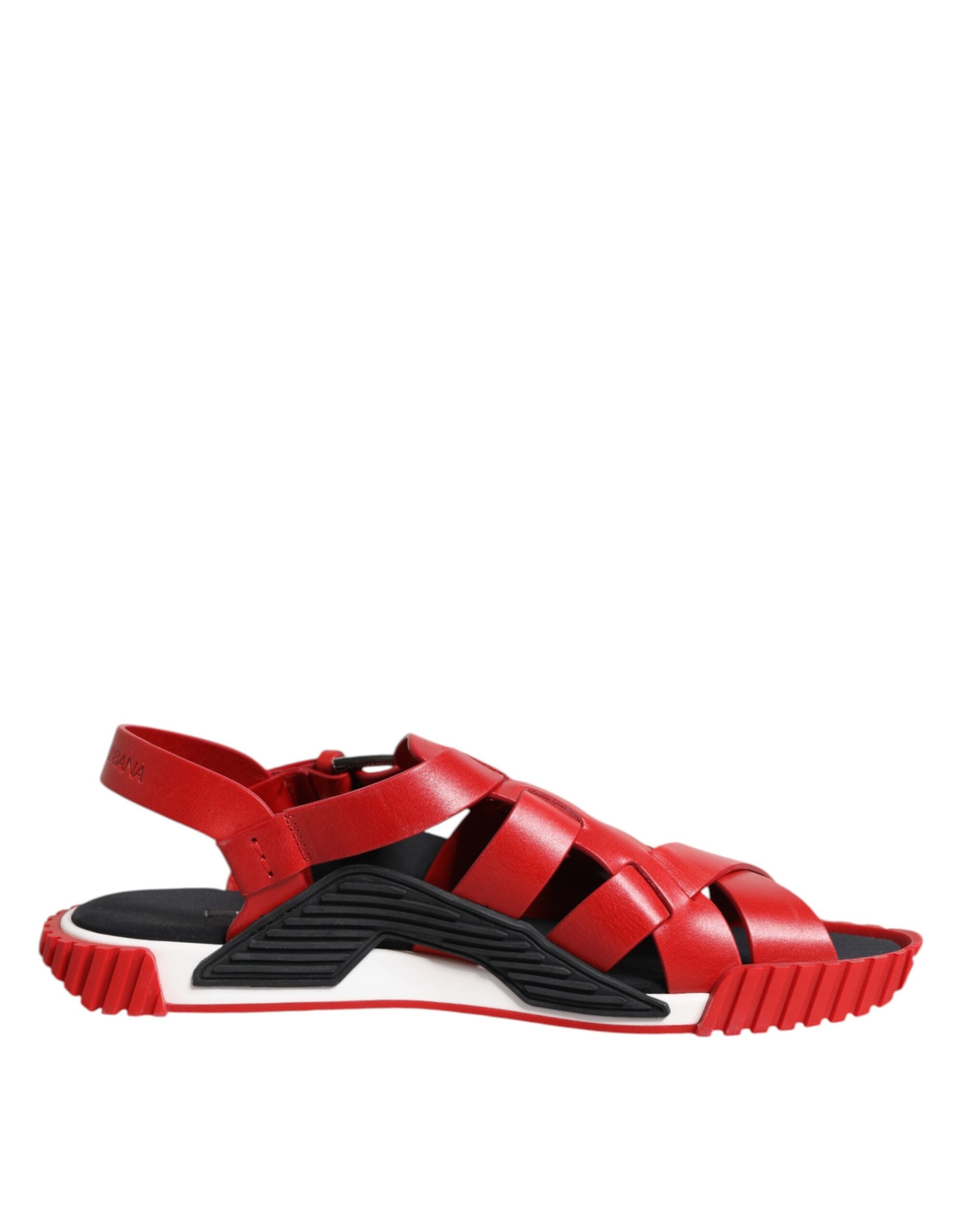 Sandales Dolce & Gabbana rouges et noires