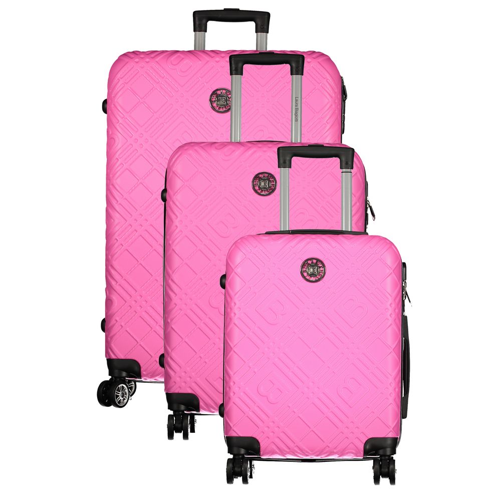 Valise Laura Biagiotti set de 3 roses