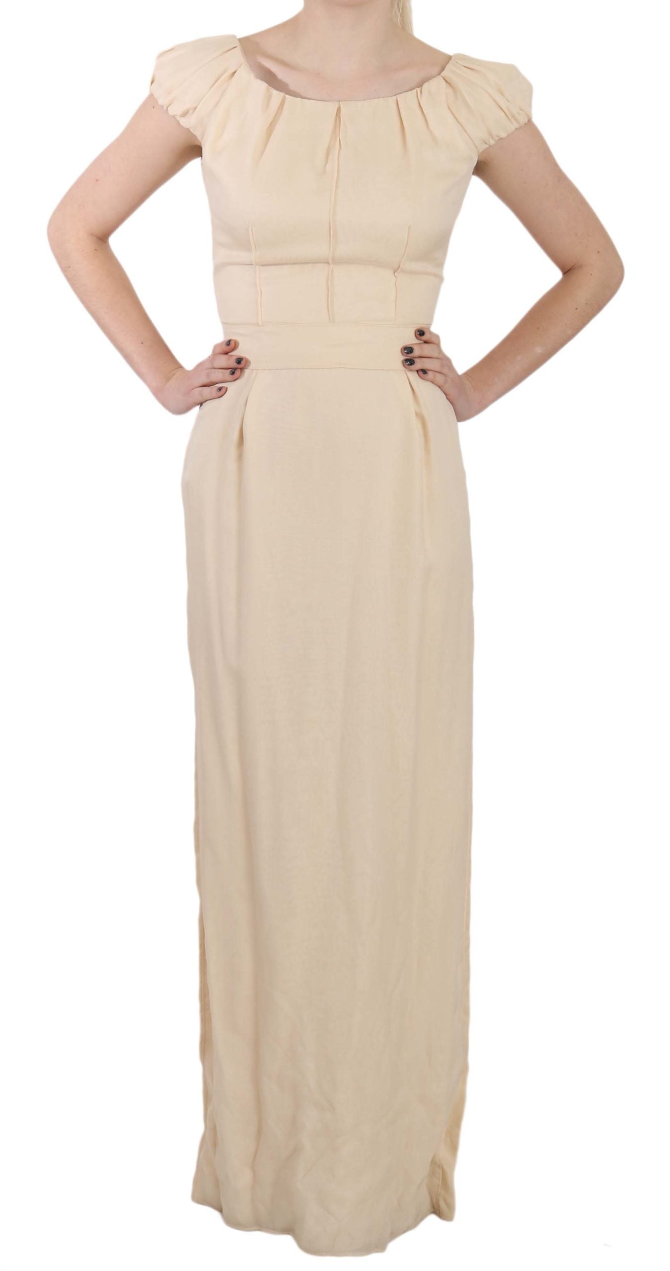 Robe Dolce & Gabbana colonne beige