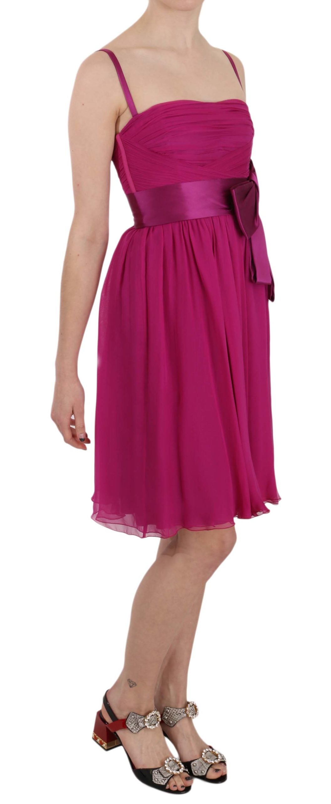 Robe Dolce & Gabbana fuchsia rose