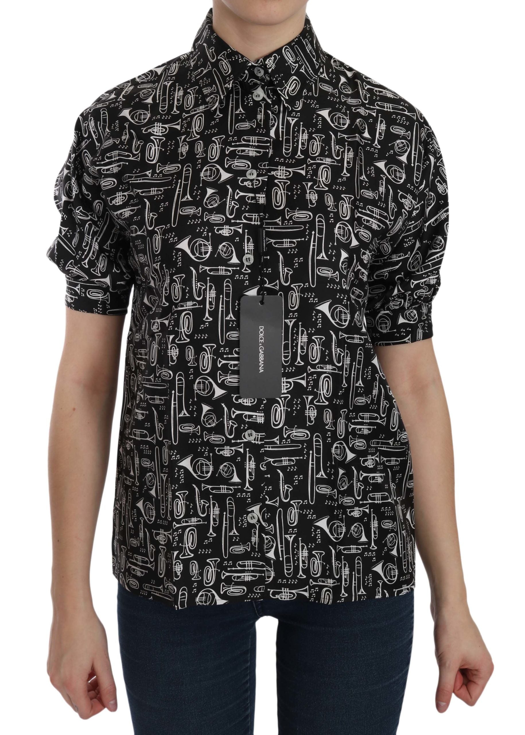 Blouse Dolce & Gabbana instruments de musique noire