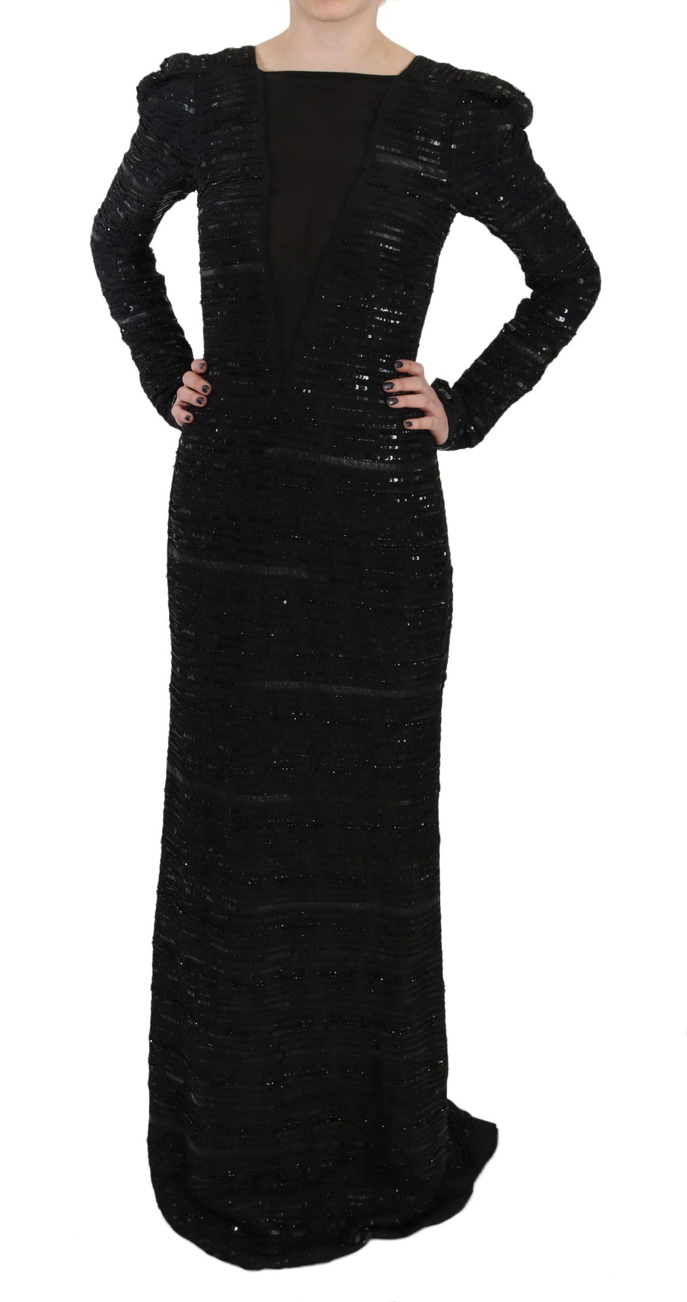 Robe longue John Richmond noire