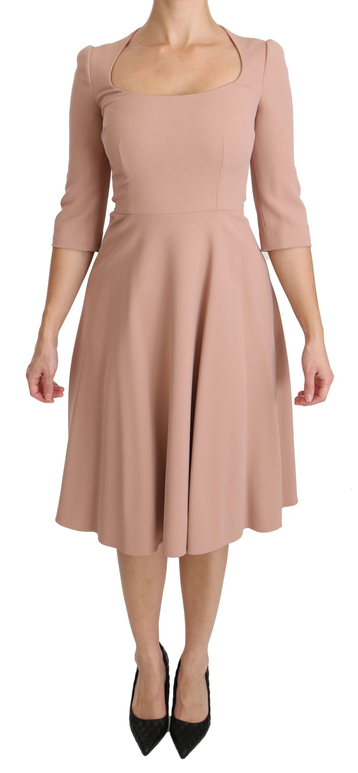 Robe Dolce & Gabbana A-Line rose