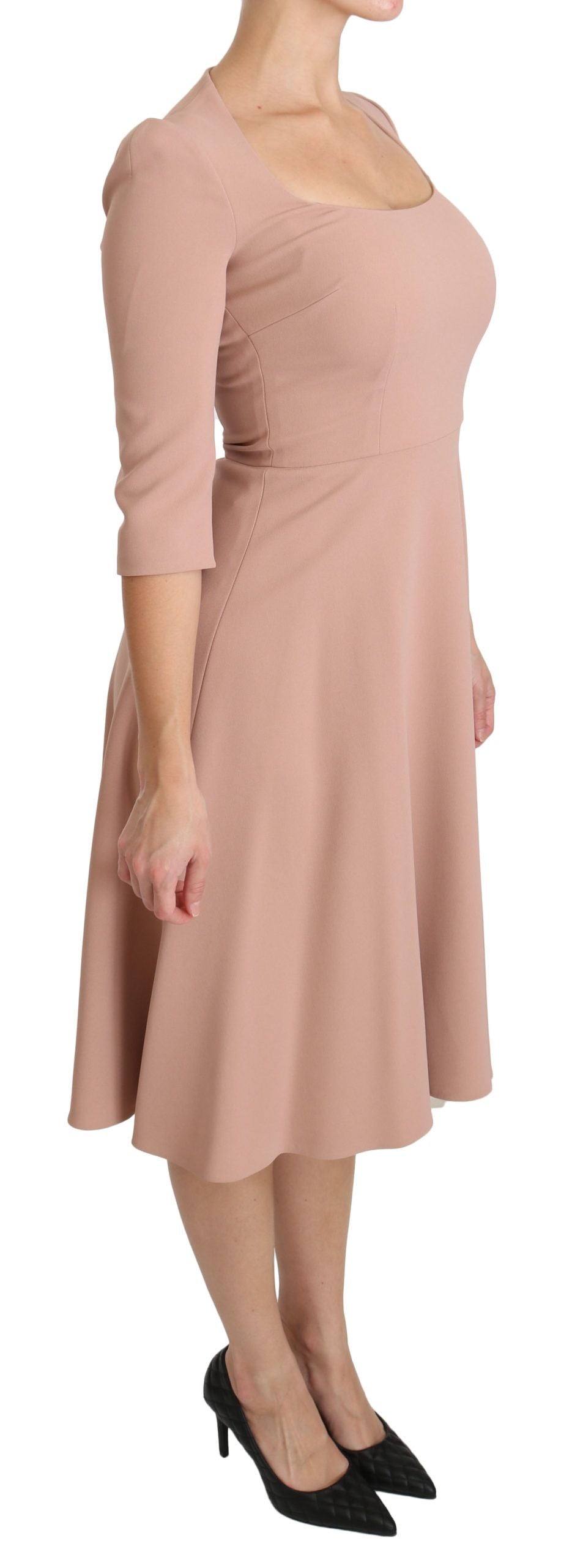 Robe Dolce & Gabbana A-Line rose