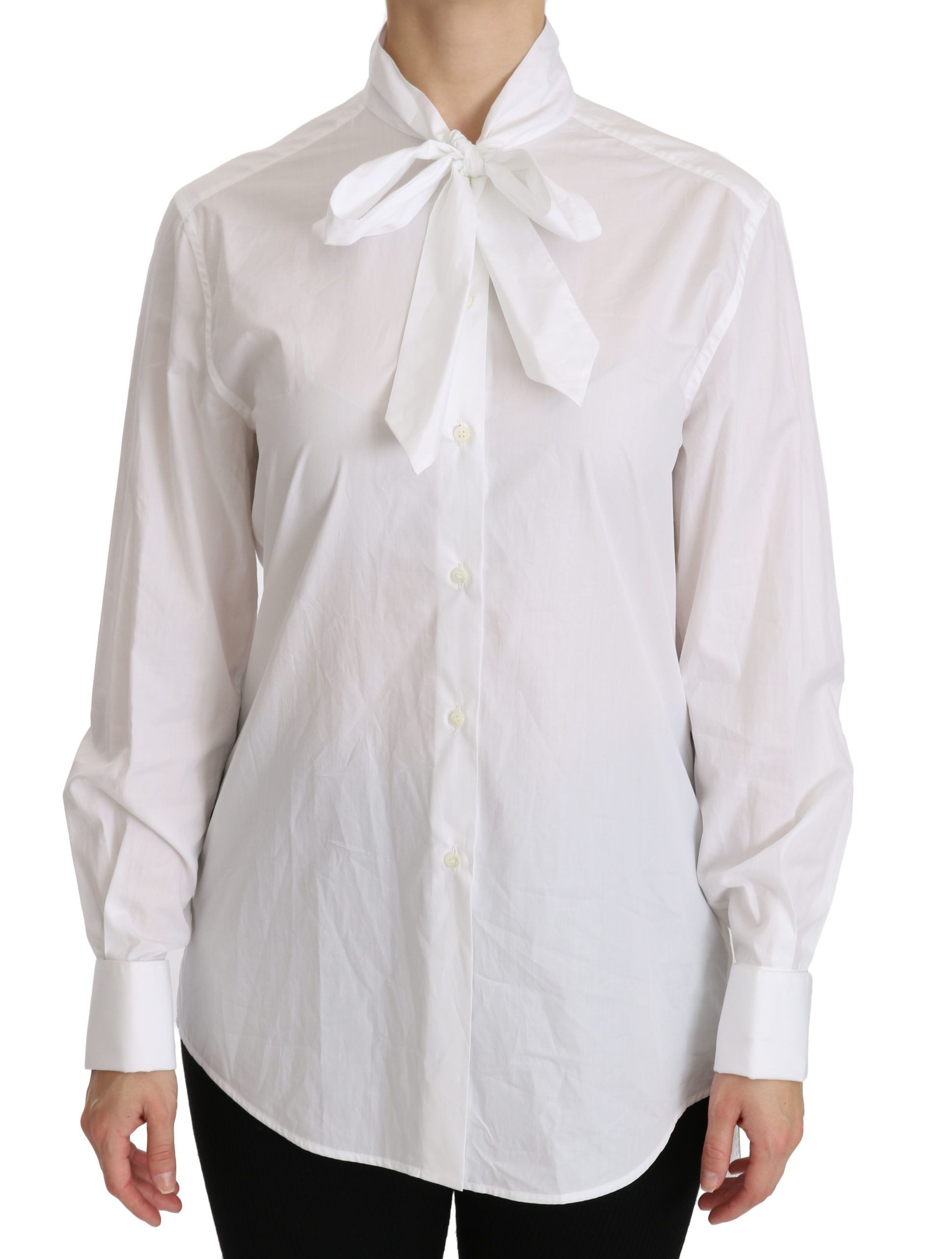 Polo à col roulé Dolce & Gabbana blanc