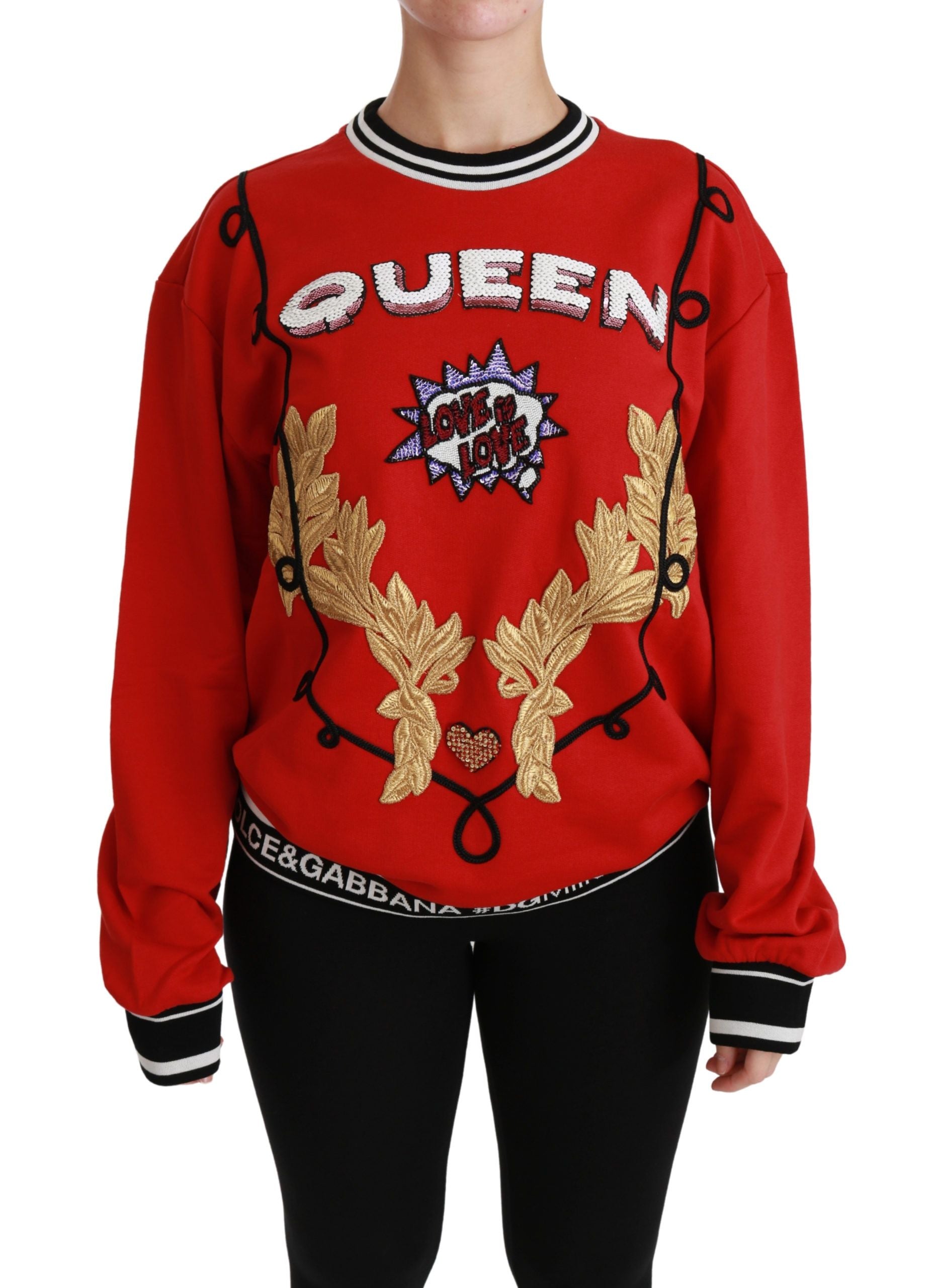 Pull Dolce & Gabbana Crew Neck rouge