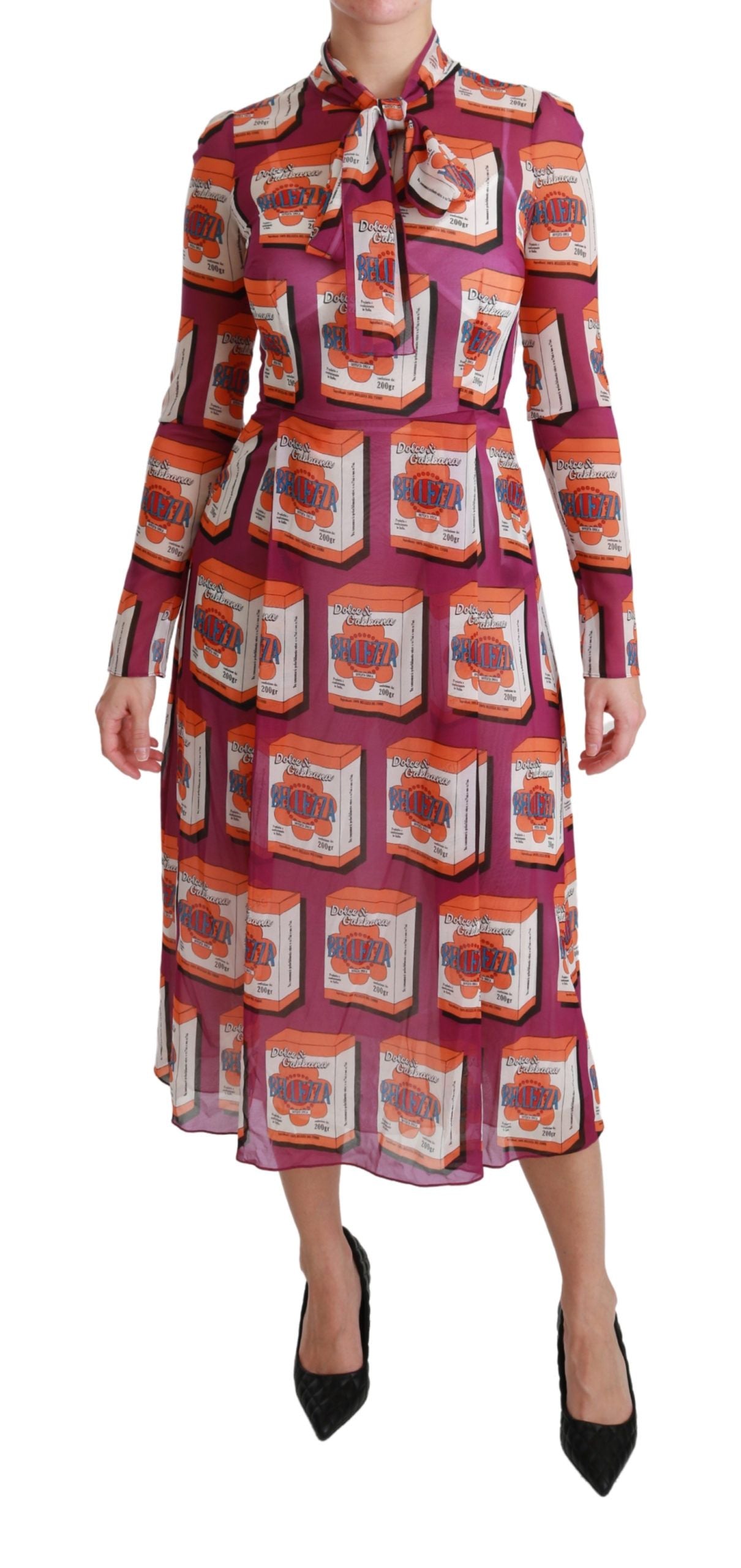 Robe Dolce & Gabbana A-Line violette