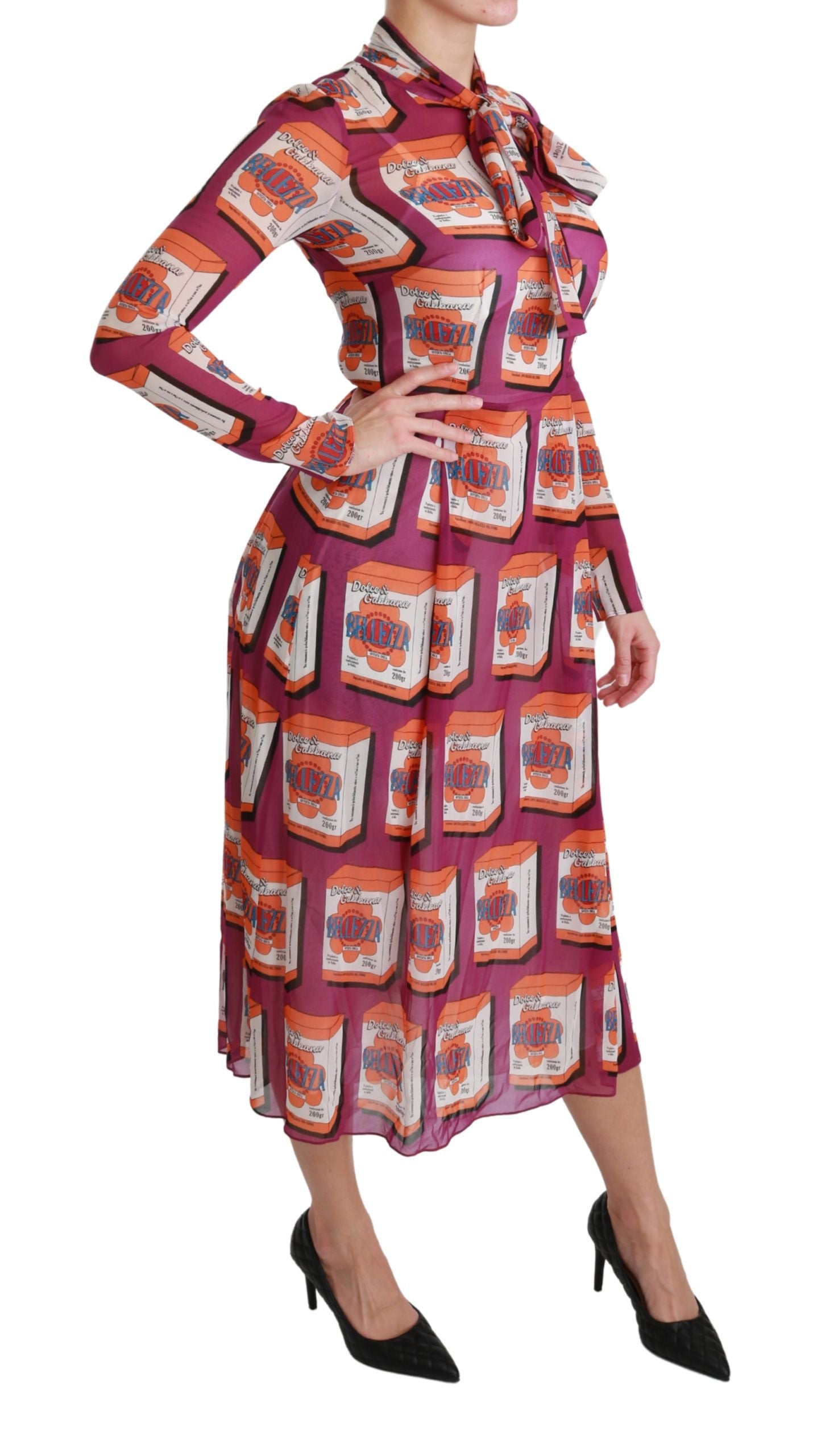 Robe Dolce & Gabbana A-Line violette