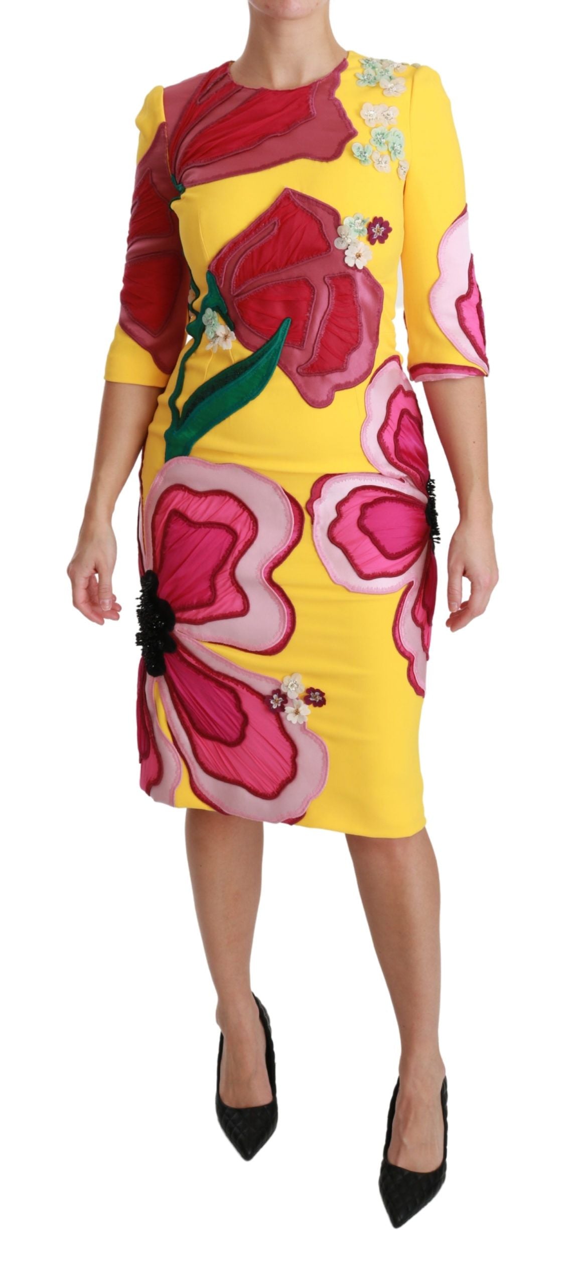 Robe Dolce & Gabbana Bodycon jaune