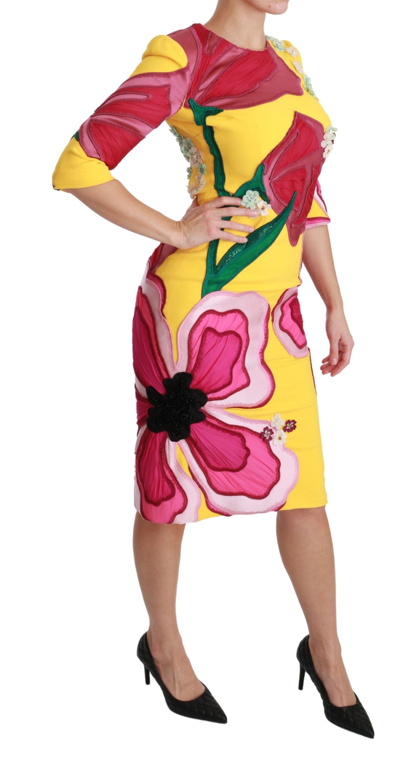 Robe Dolce & Gabbana Bodycon jaune