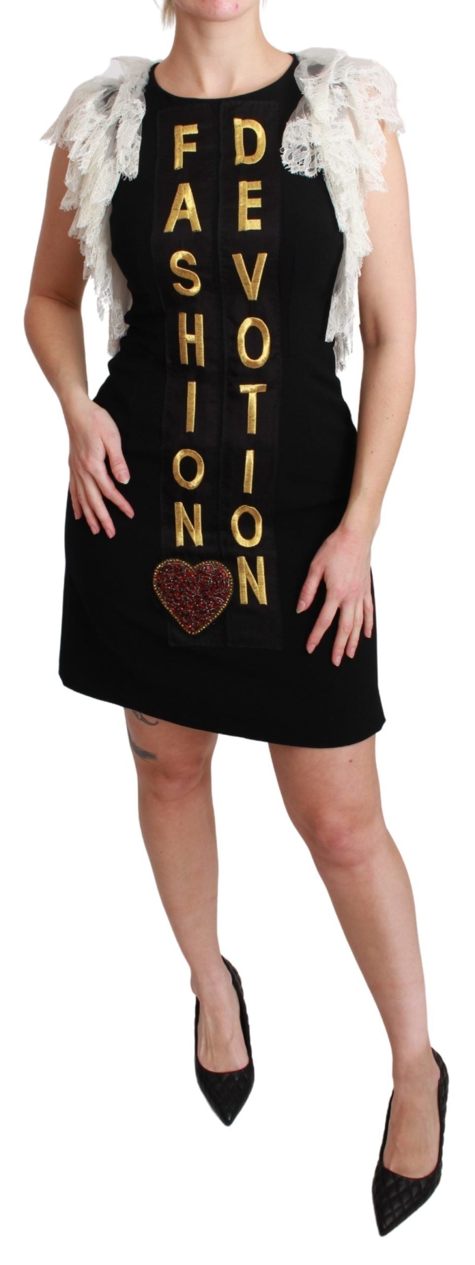 Robe Dolce & Gabbana Fashion Devotion noire