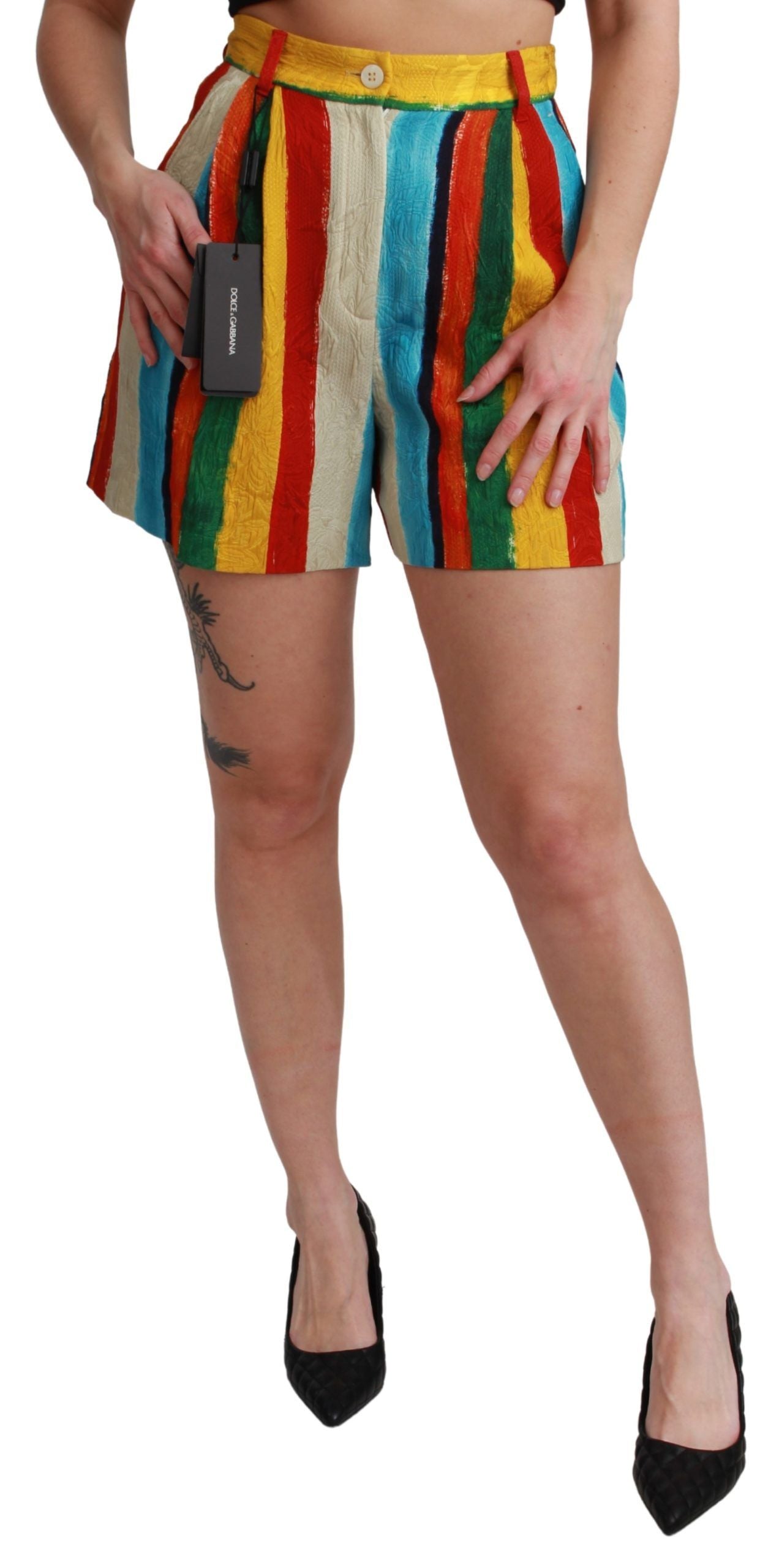 Short DOLCE & GABBANA Riga Pittorica multicolore