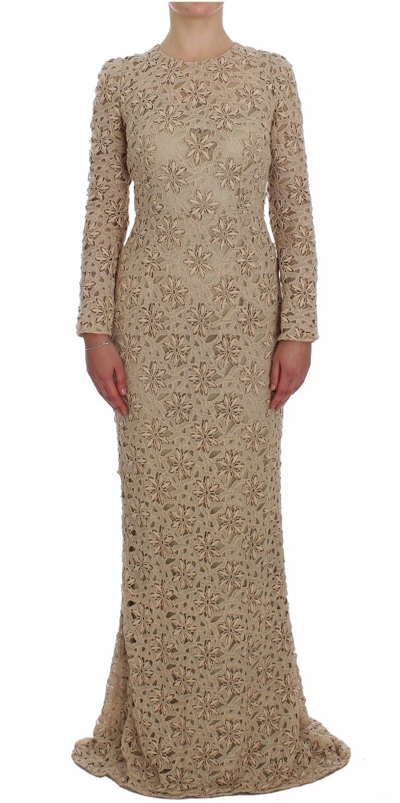 Robe maxi Dolce & Gabbana beige