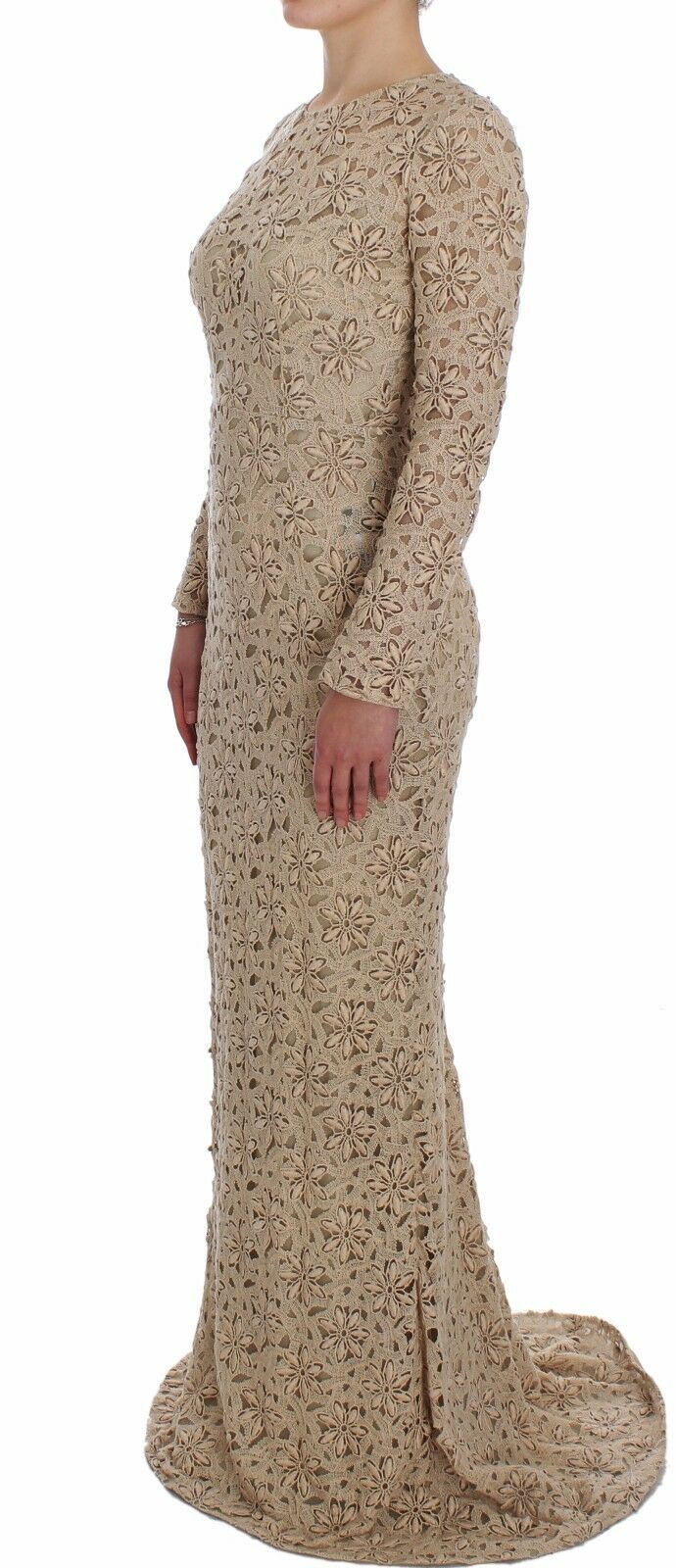Robe maxi Dolce & Gabbana beige