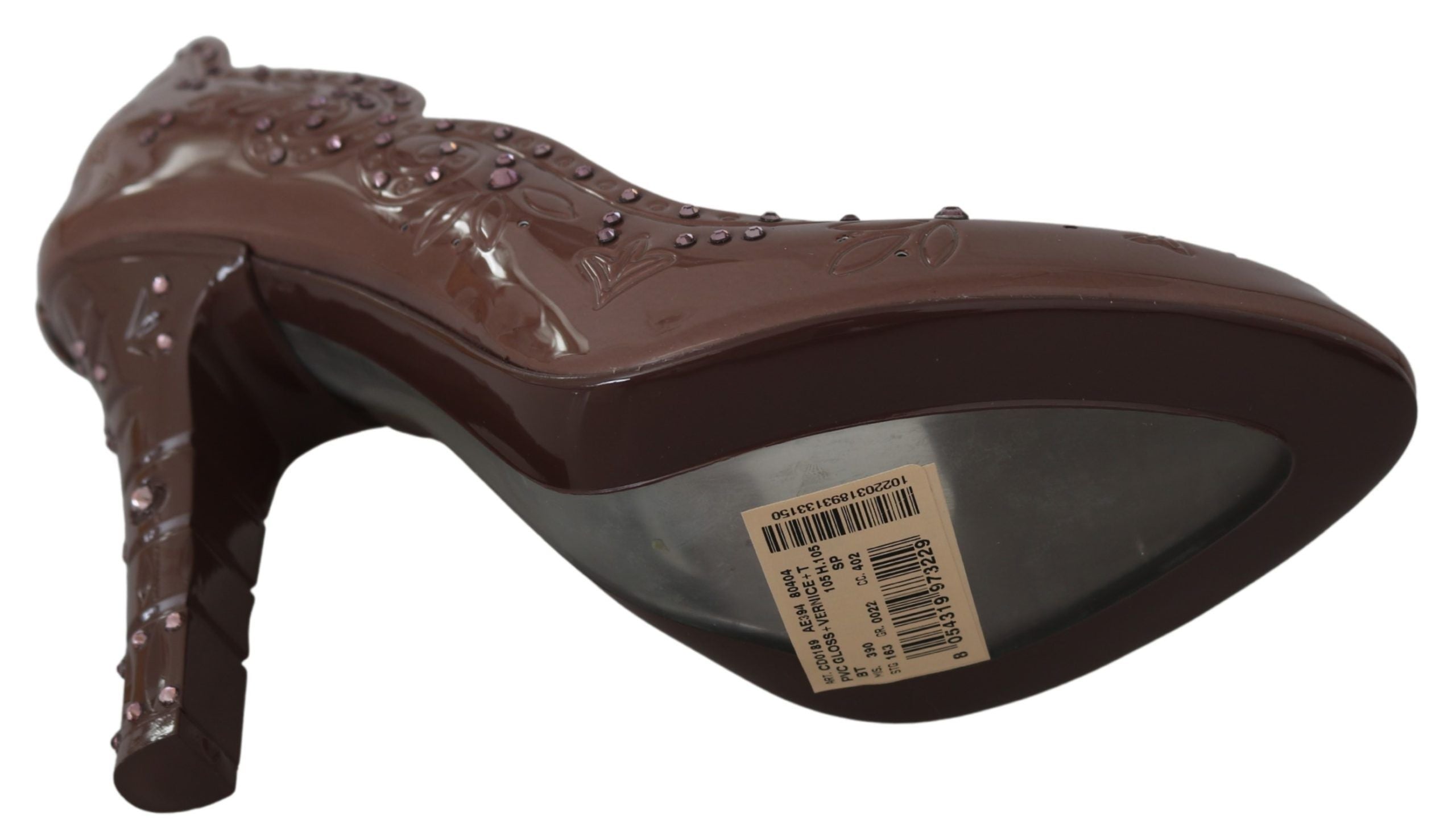 Bottines Dolce & Gabbana Cinderella marron
