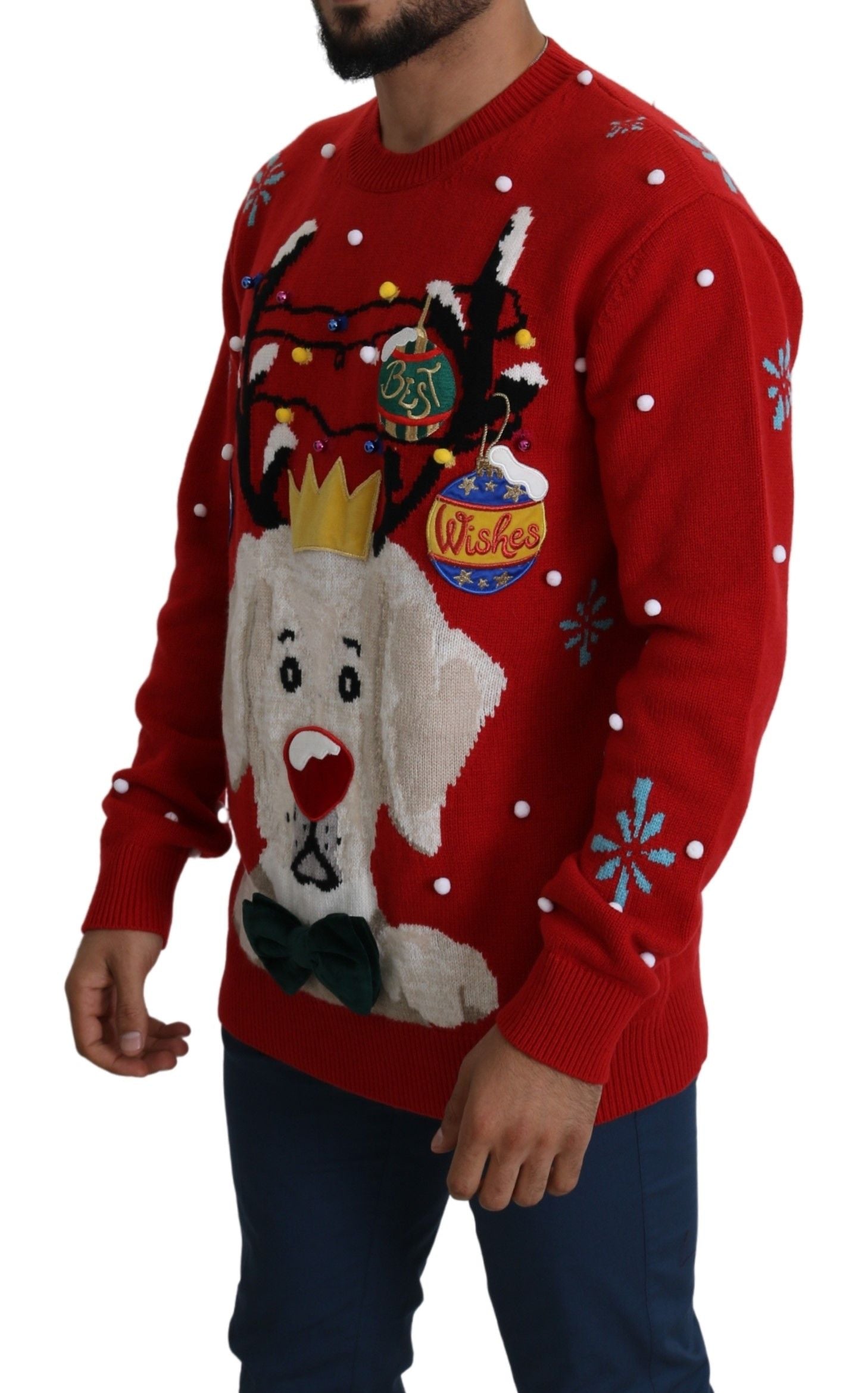 Pull DOLCE & GABBANA Noël rouge