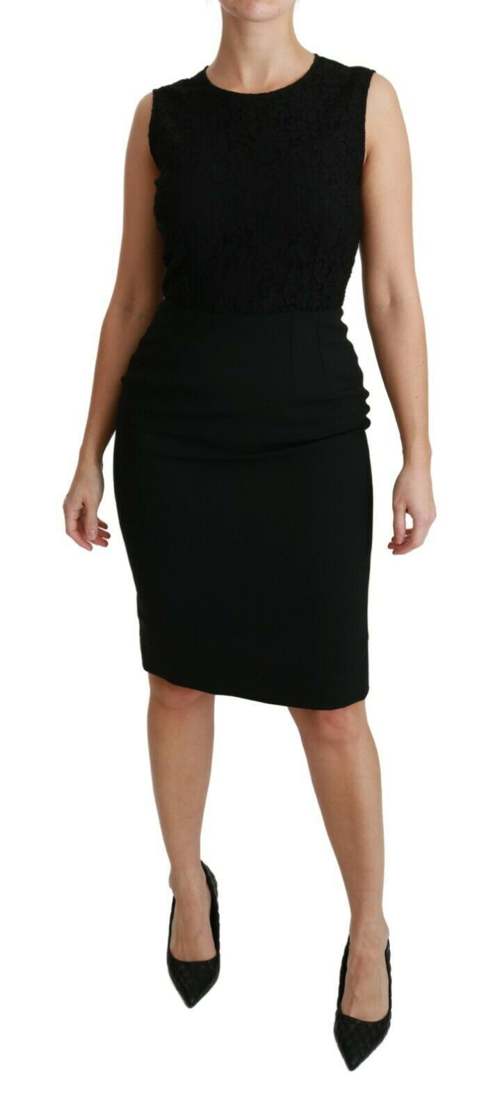 Robe Dolce & Gabbana Sheath noire