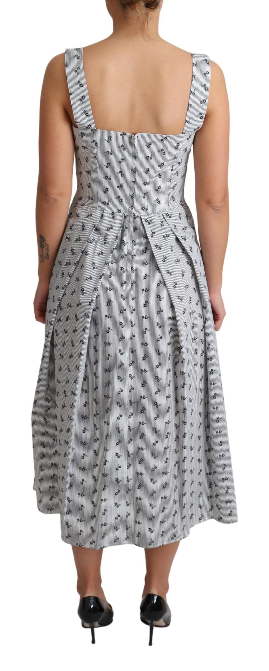 Robe Dolce & Gabbana bleue blanche