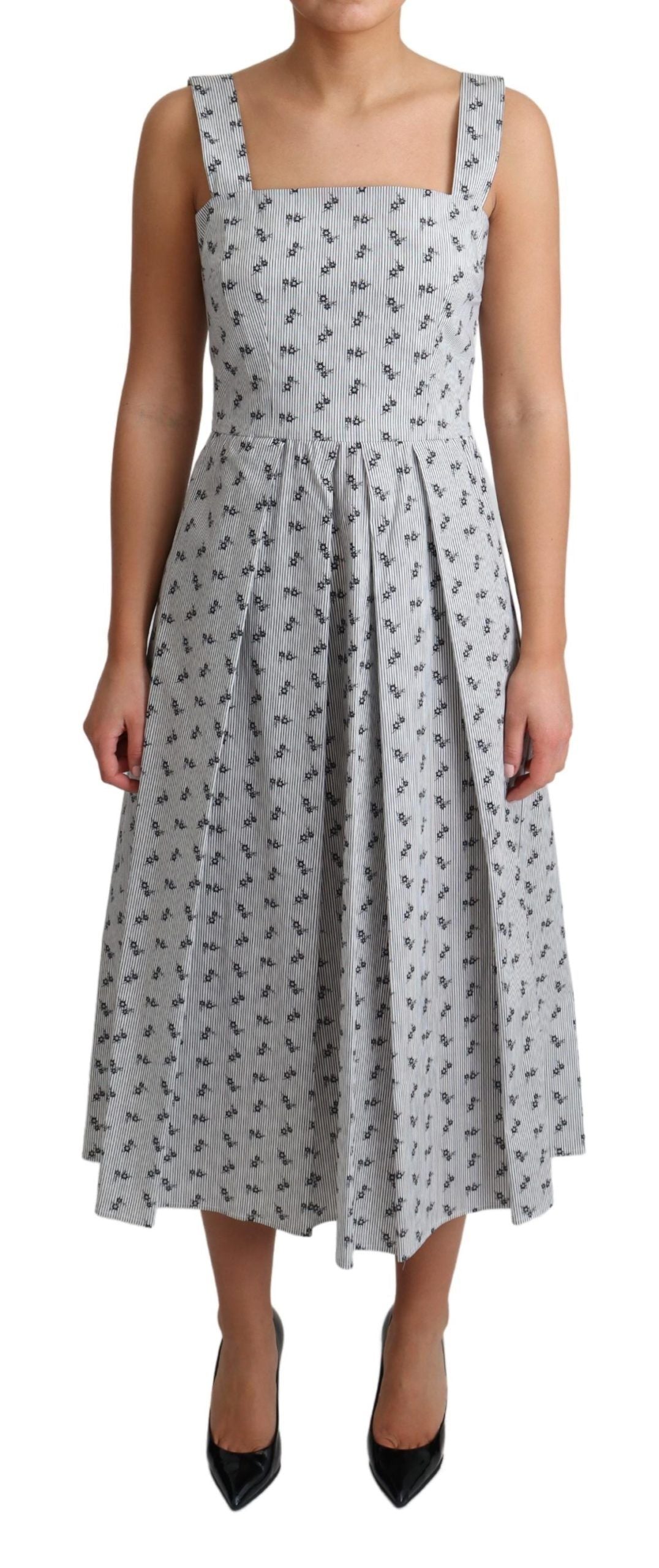 Robe Dolce & Gabbana bleue blanche
