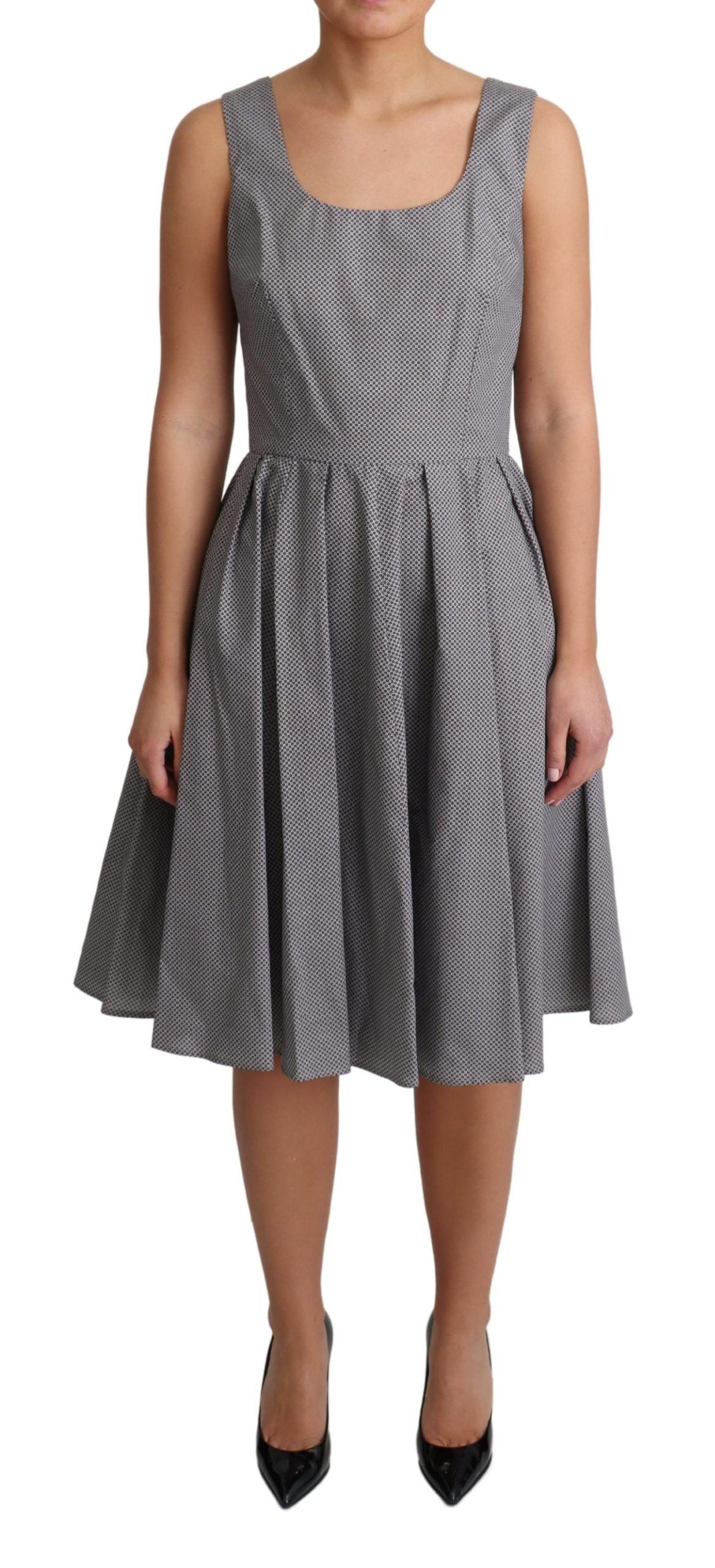 Robe Dolce & Gabbana A-line bleu beige