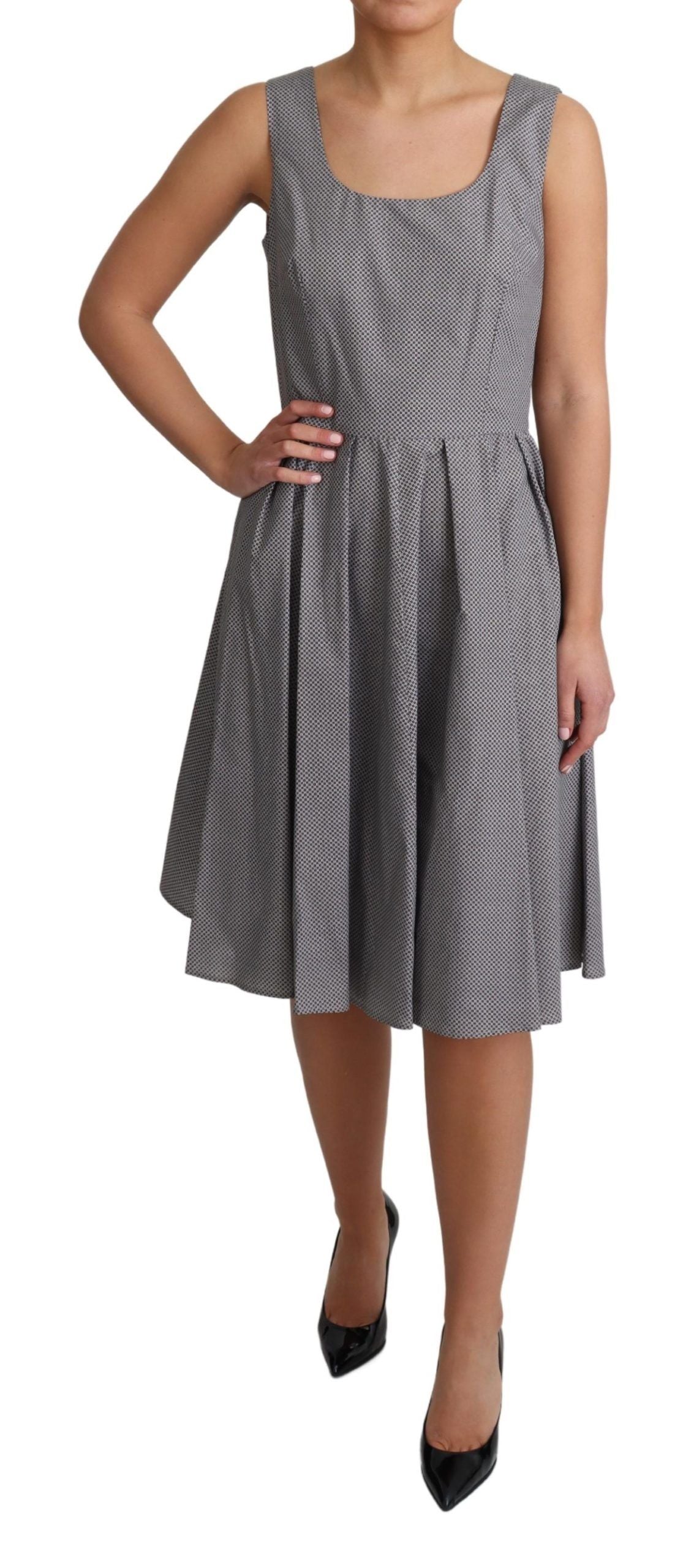 Robe Dolce & Gabbana A-line bleu beige