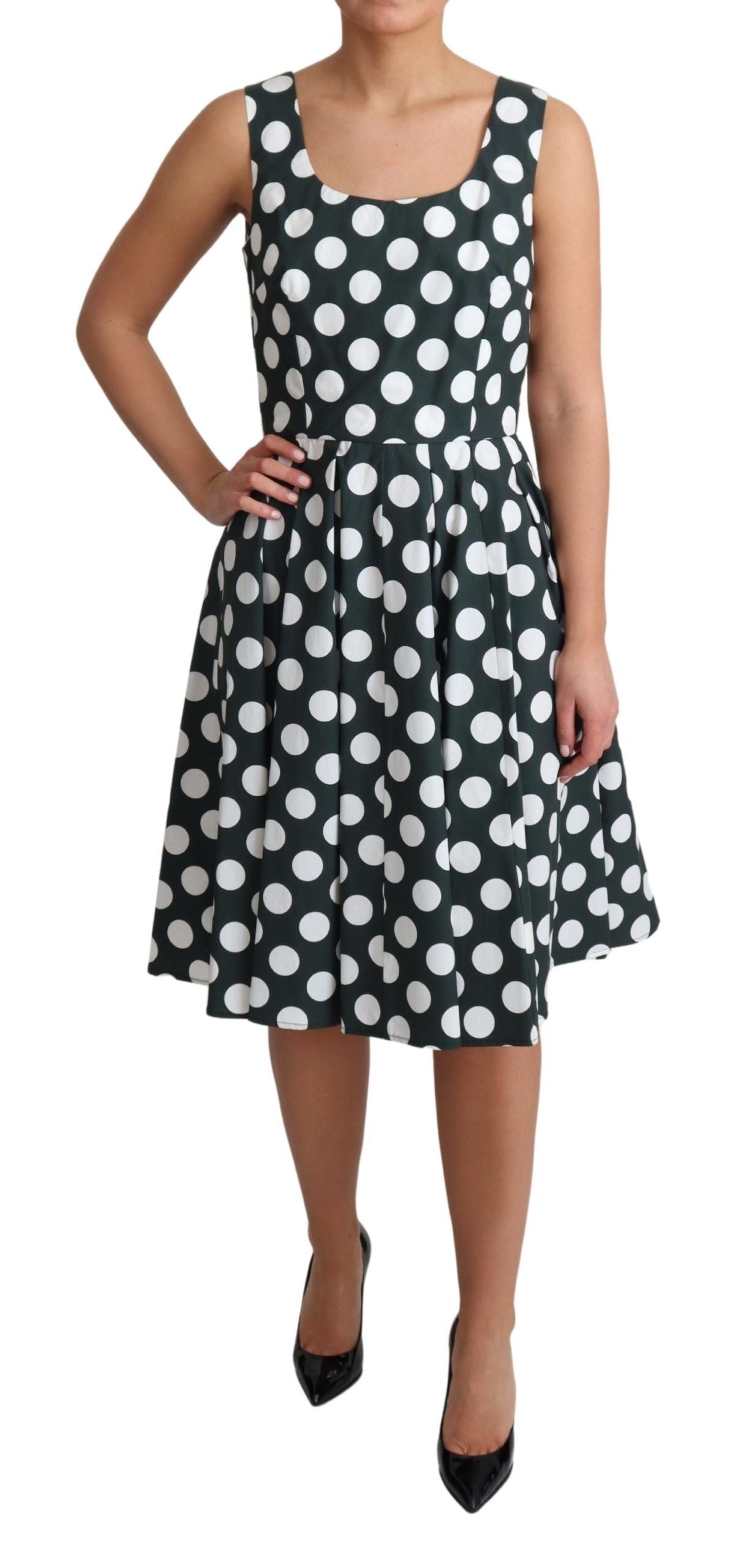 Robe Dolce & Gabbana A-line verte