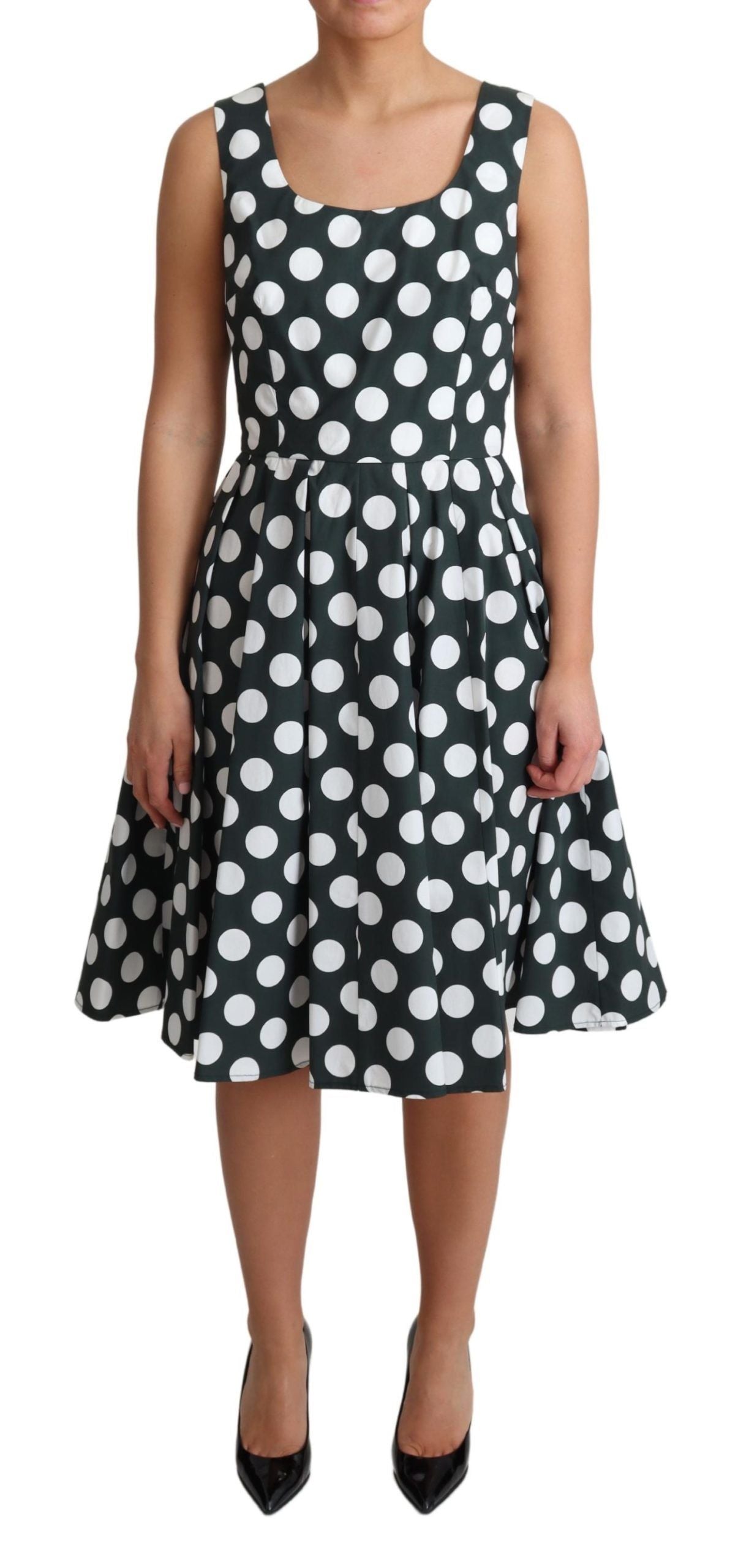 Robe Dolce & Gabbana A-line verte