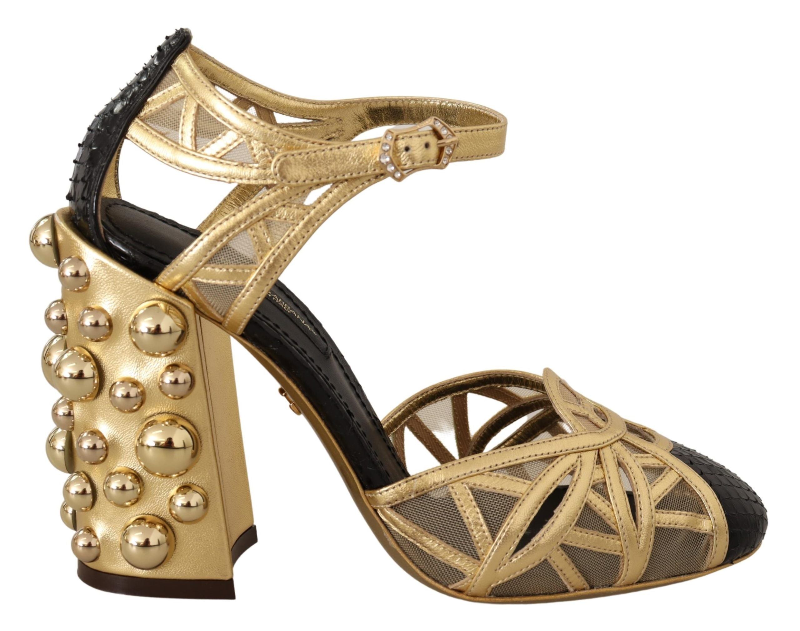 Escarpins Dolce & Gabbana à talons noires et dorées