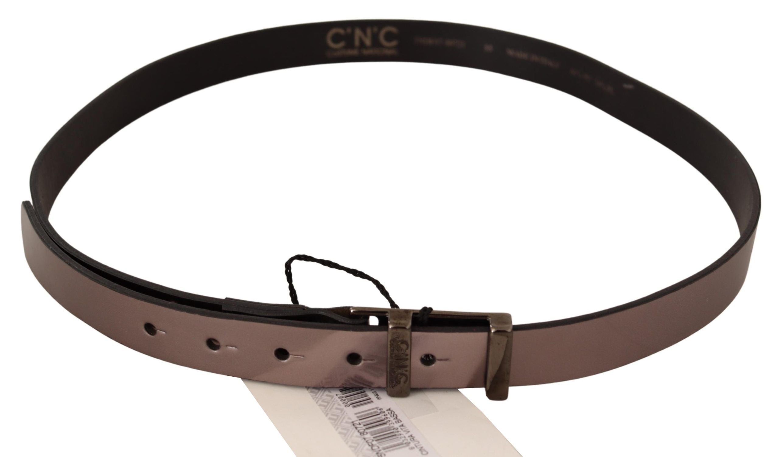 Ceinture C’N’C’ Costume National rose métallique