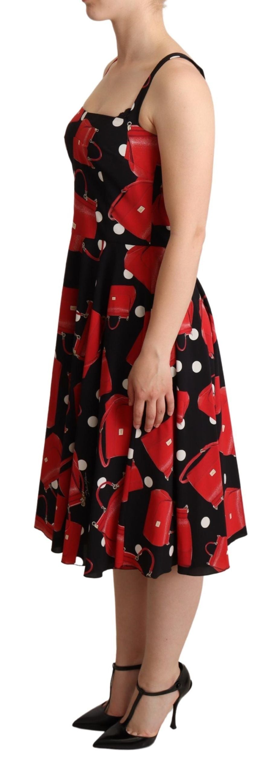 Robe Dolce & Gabbana imprimé sac noire