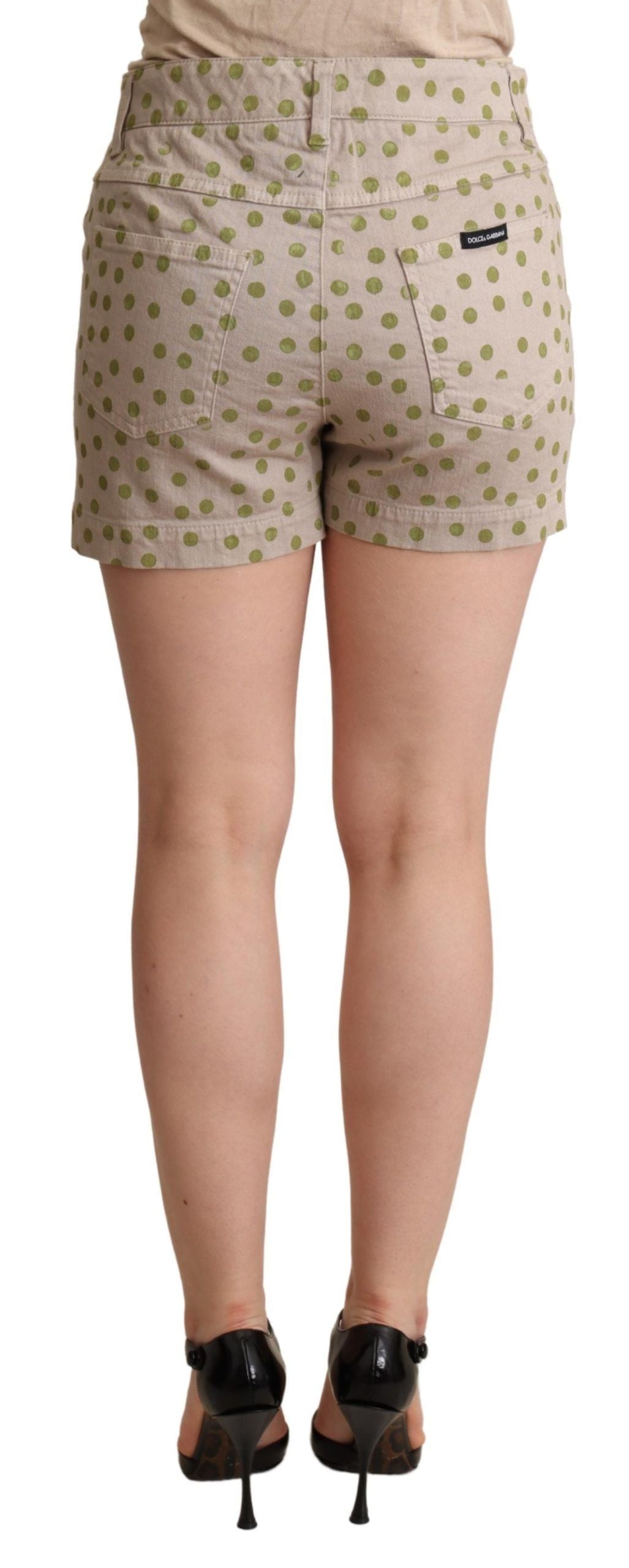 Shorts Dolce & Gabbana à pois beiges
