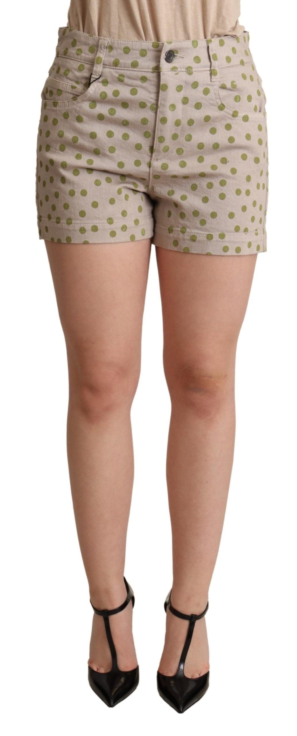 Shorts Dolce & Gabbana à pois beiges