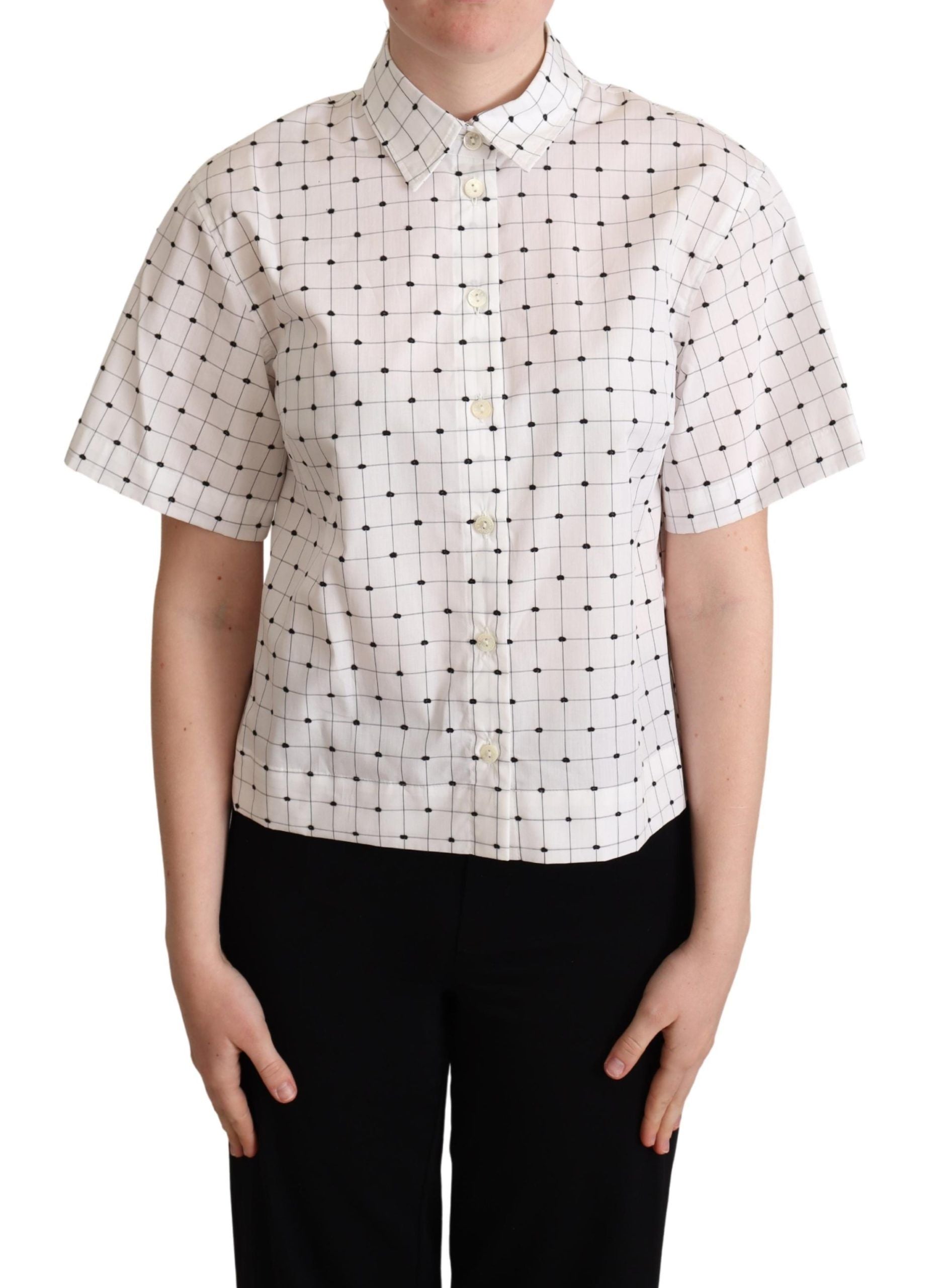Chemise Dolce & Gabbana à pois blancs