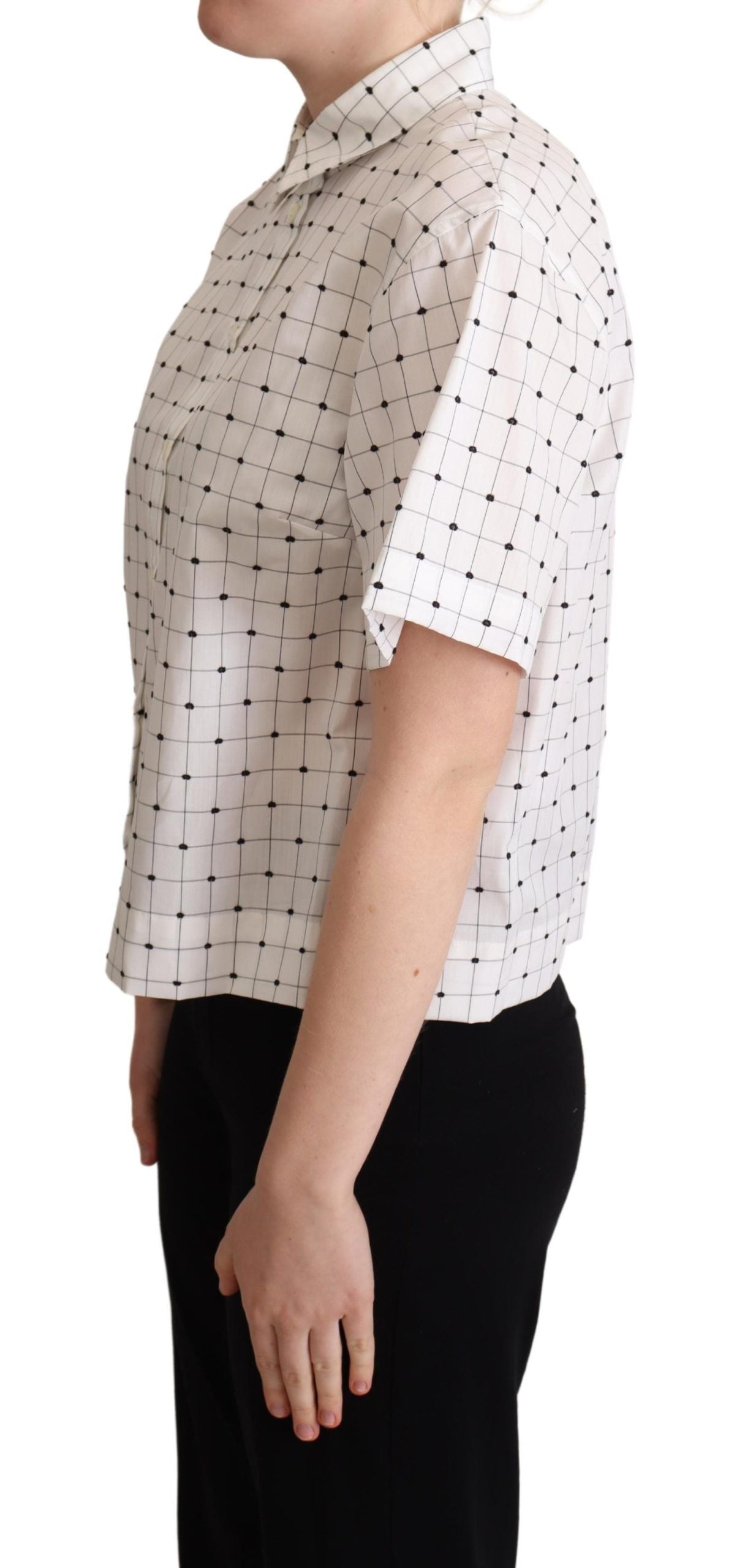 Chemise Dolce & Gabbana à pois blancs