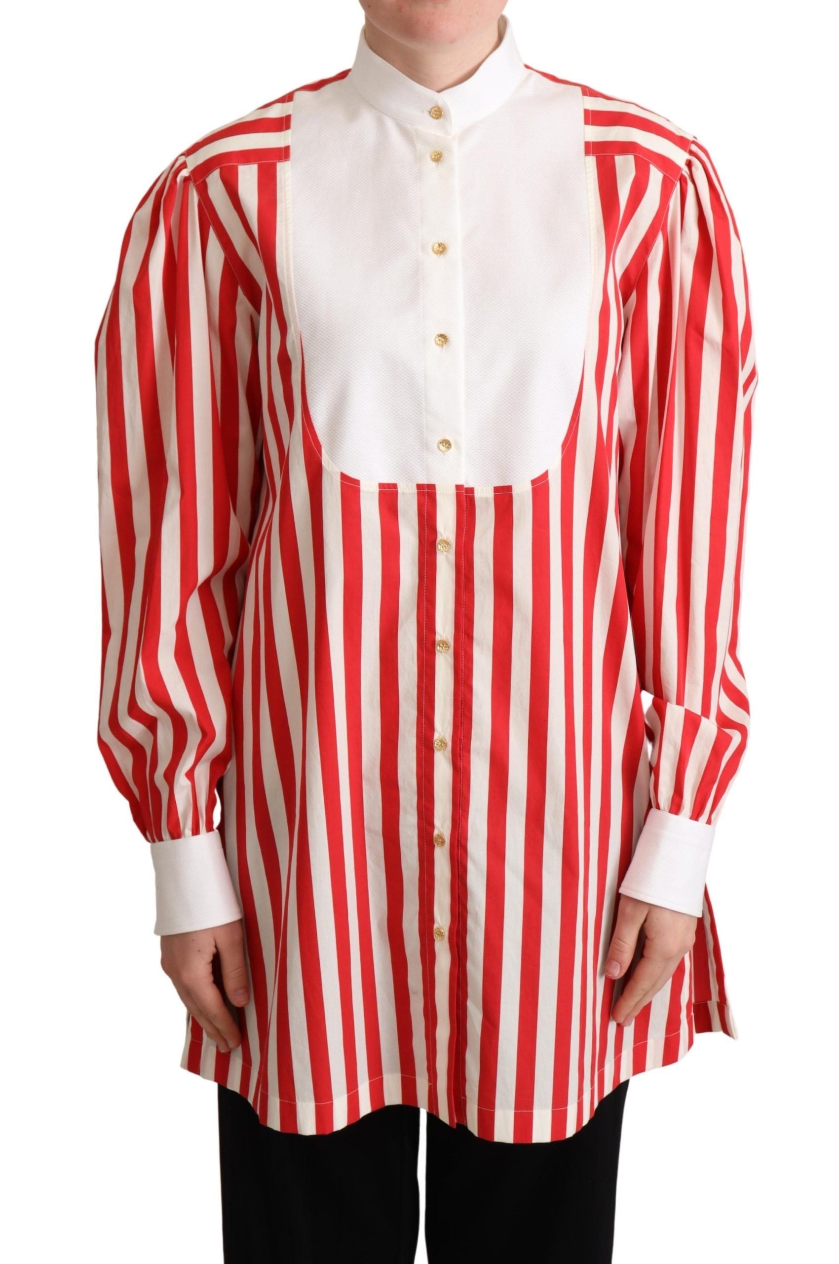 Chemise Dolce & Gabbana à rayures rouges et blanches