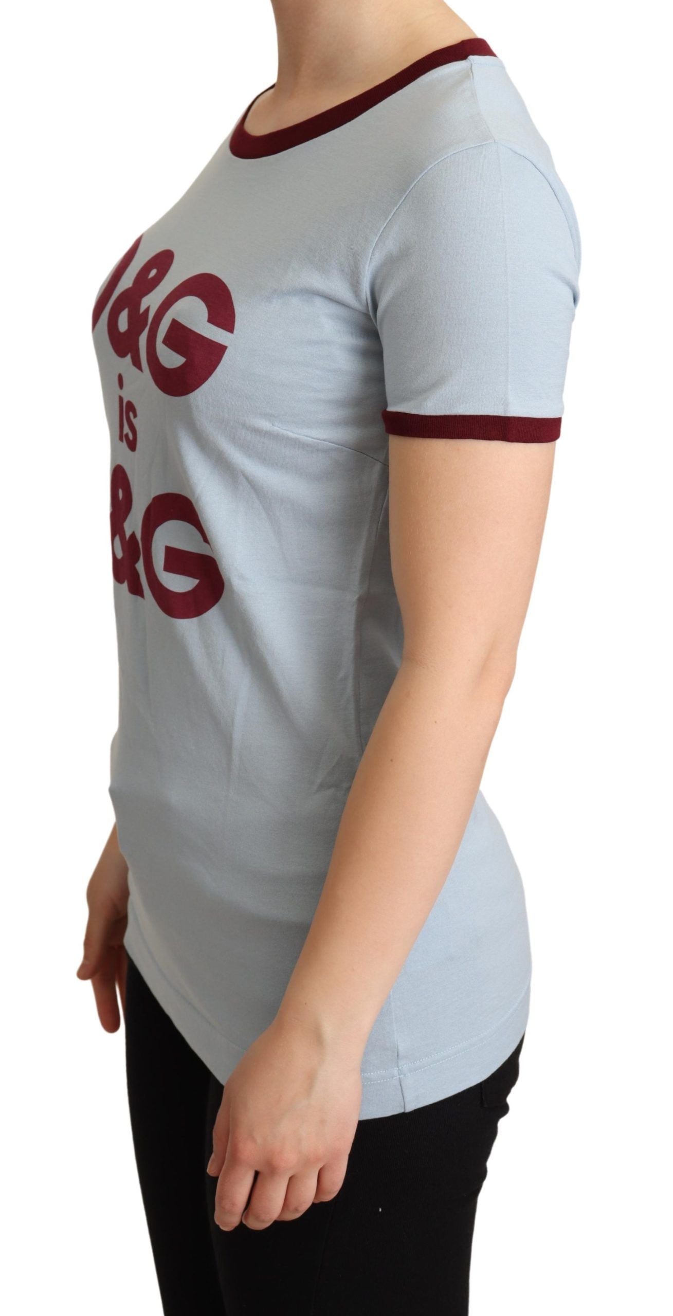 T-shirt Dolce & Gabbana Crewneck bleu