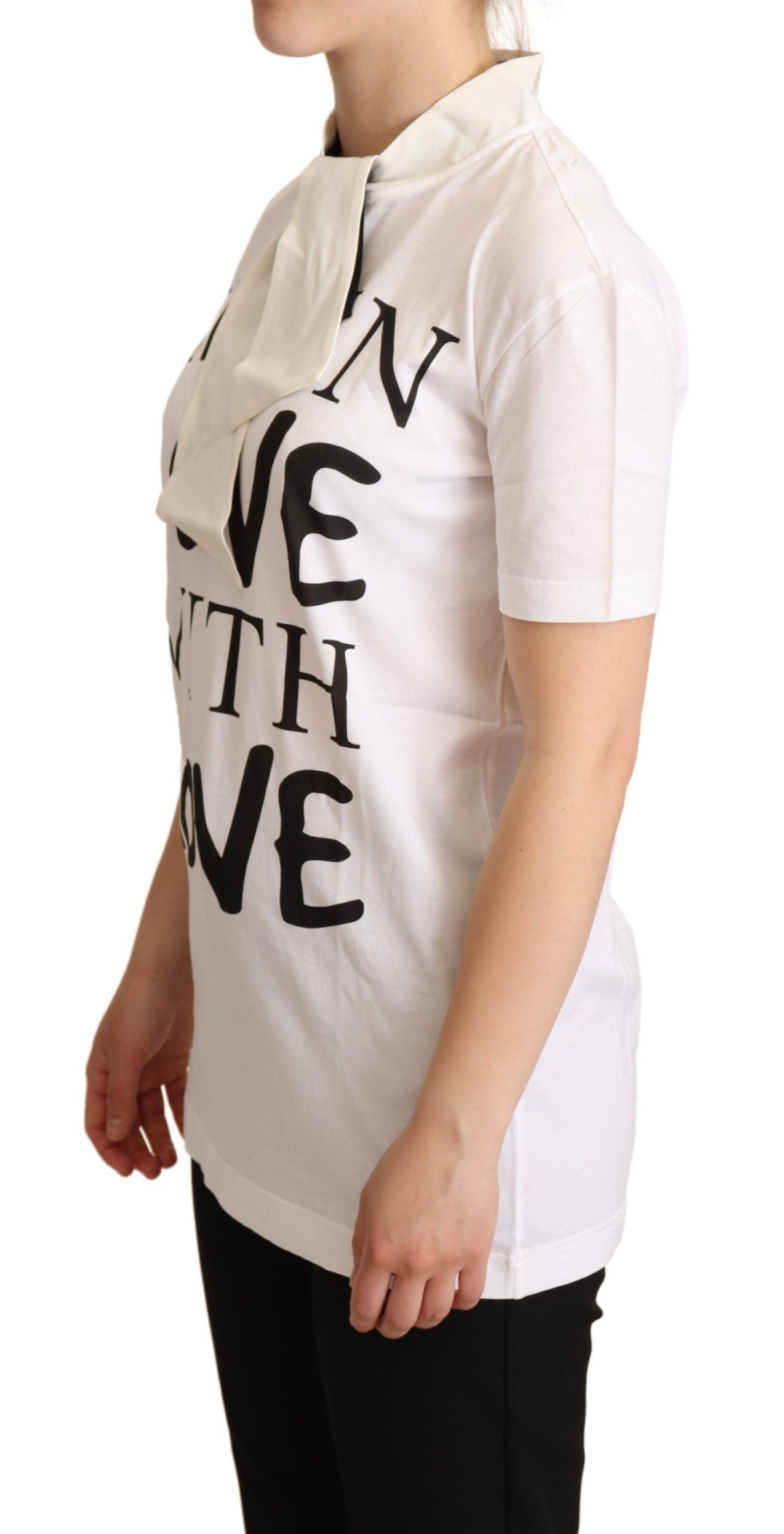T-shirt Dolce & Gabbana I'm in Love blanc